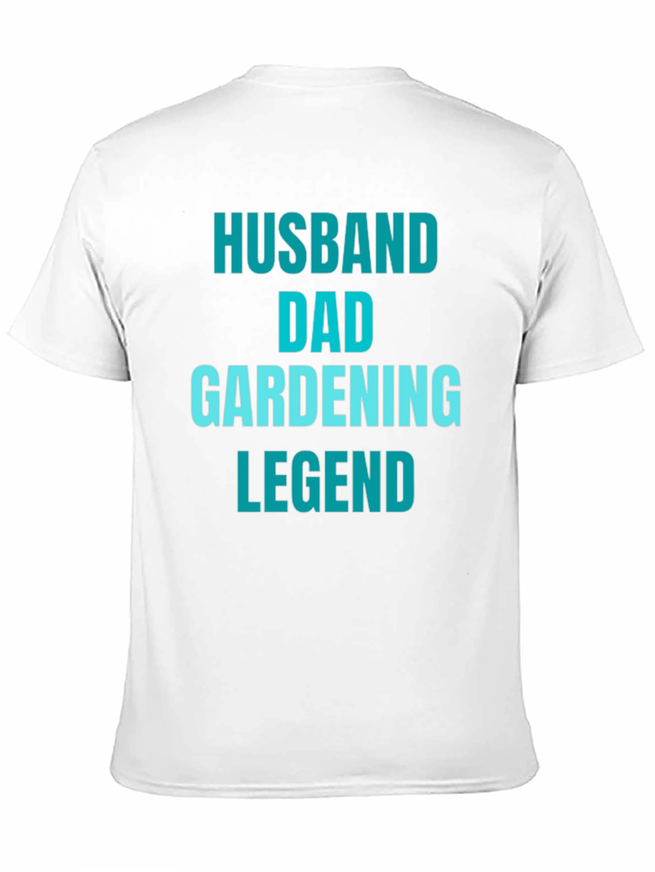 Black Husband Dad Gardening Legend T-Shirt view 11