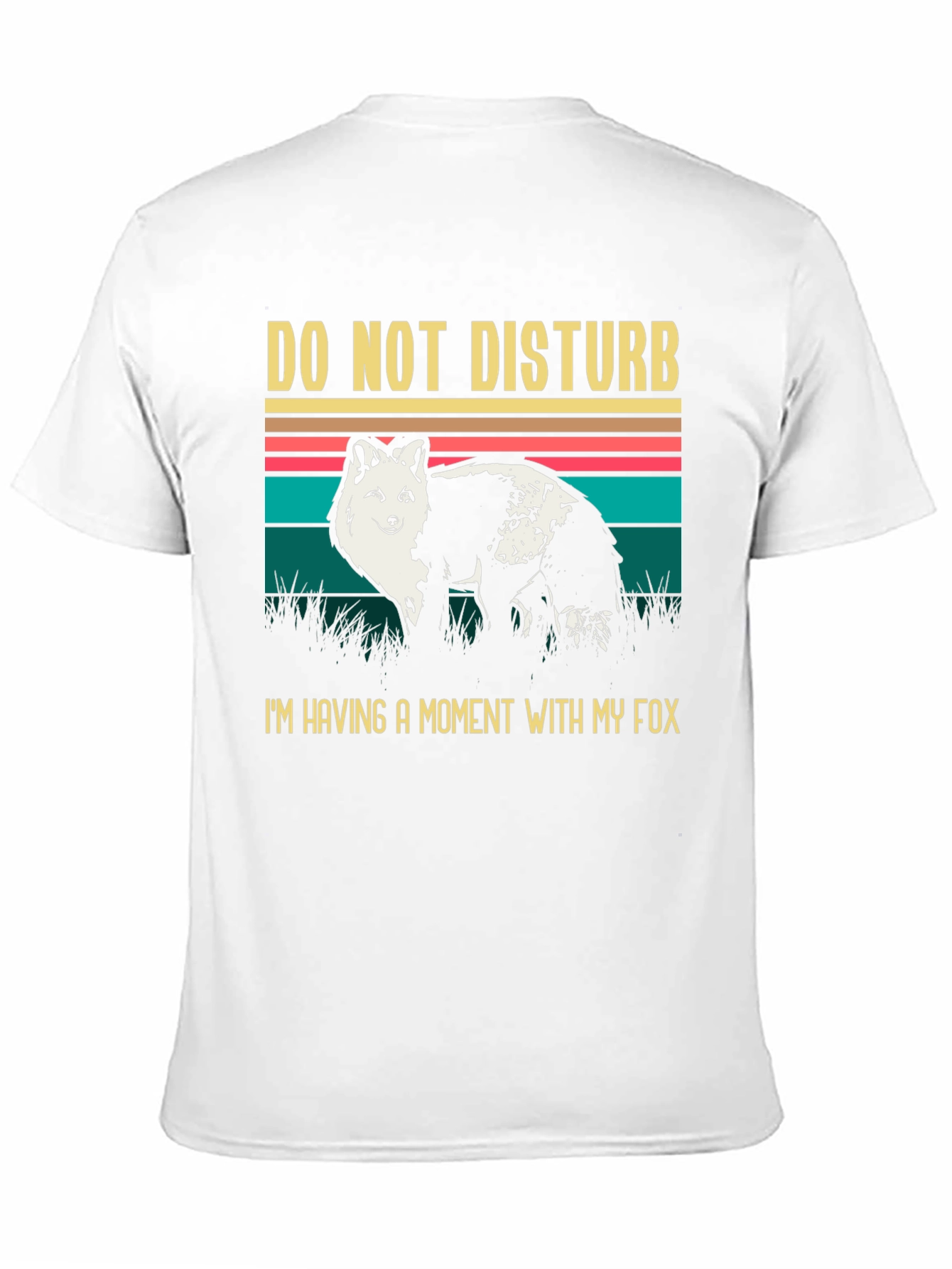 Black Do Not Disturb Fox Graphic Tee view 11