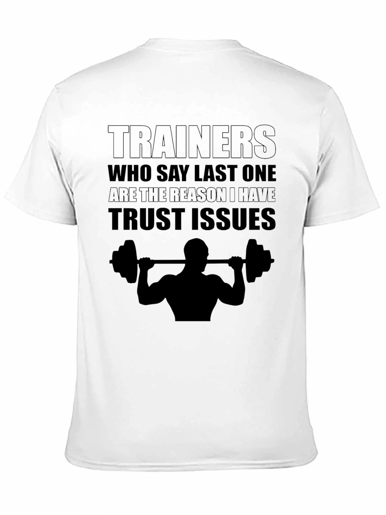 Black Trainers Trust Issues Graphic T-Shirt view 11