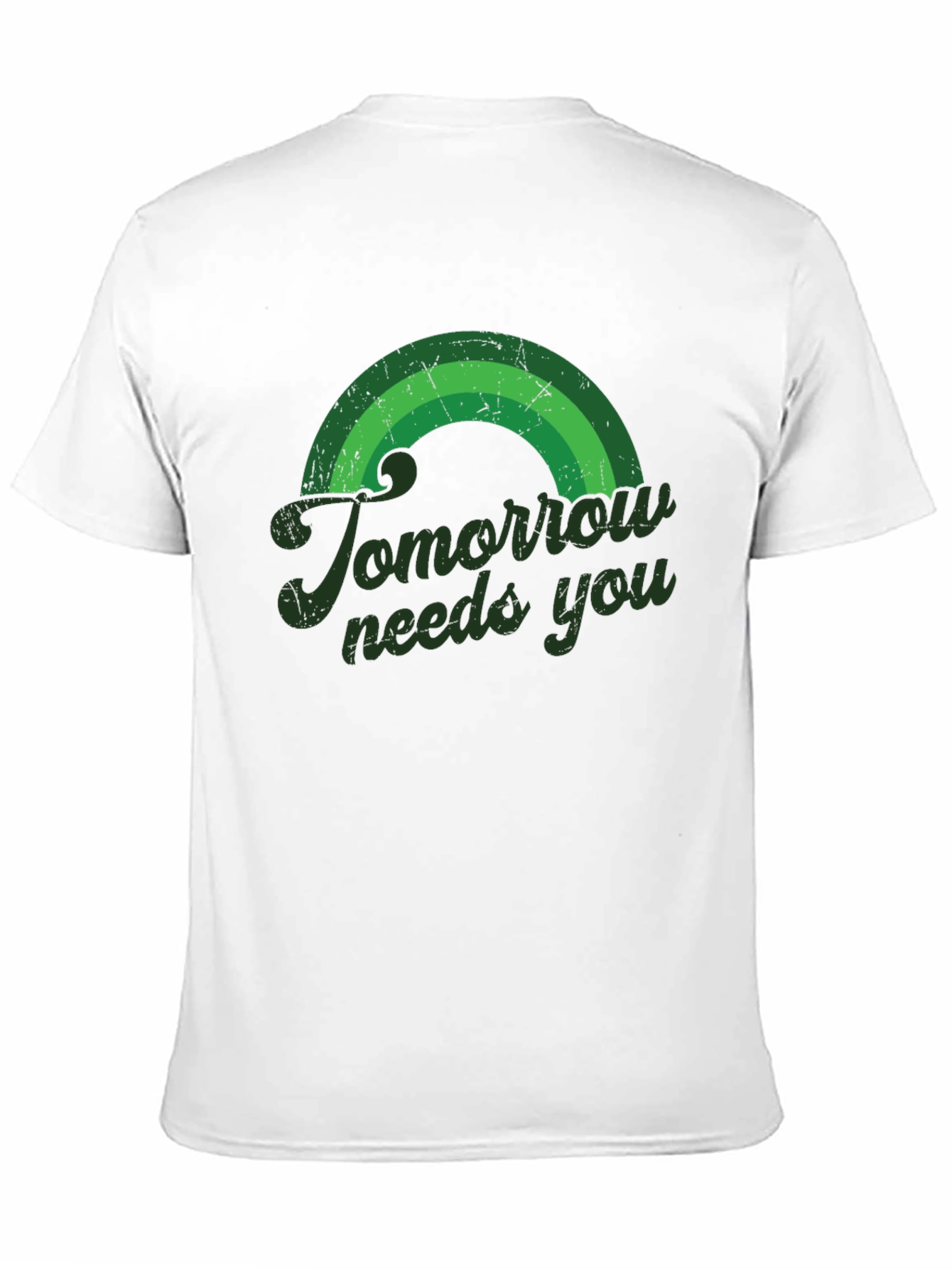 Black Tomorrow Needs You Graphic Tee view 11