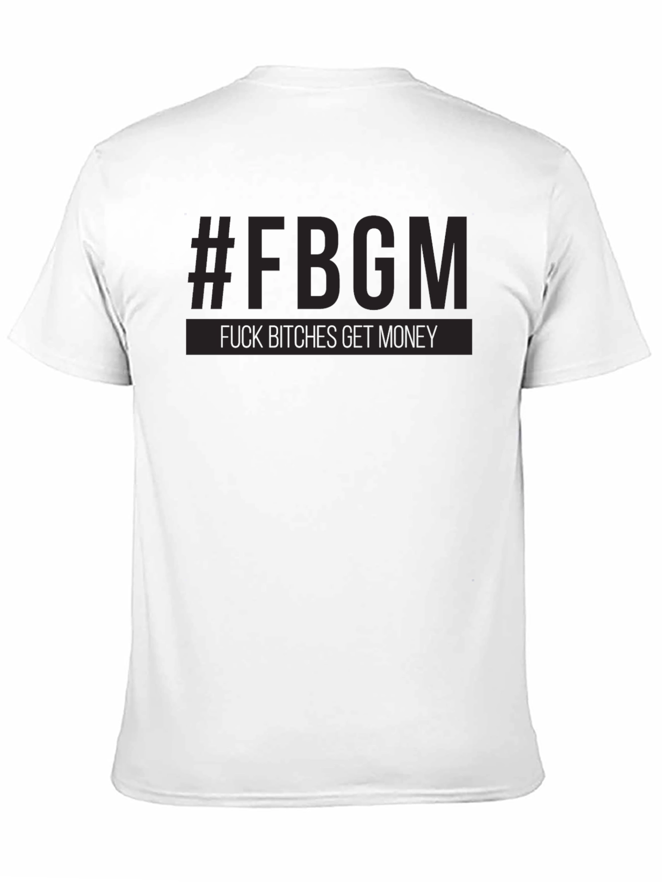 Black #FBGM Black Graphic T-Shirt - Bold Streetwear view 11