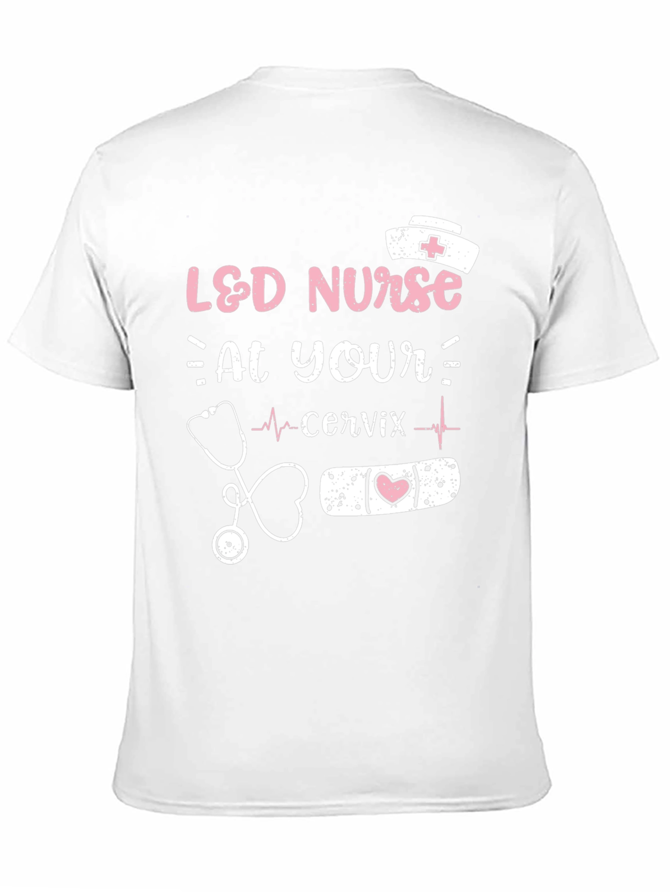 Black L&D Nurse Graphic Tee -  Labor and Delivery Nursing view 11