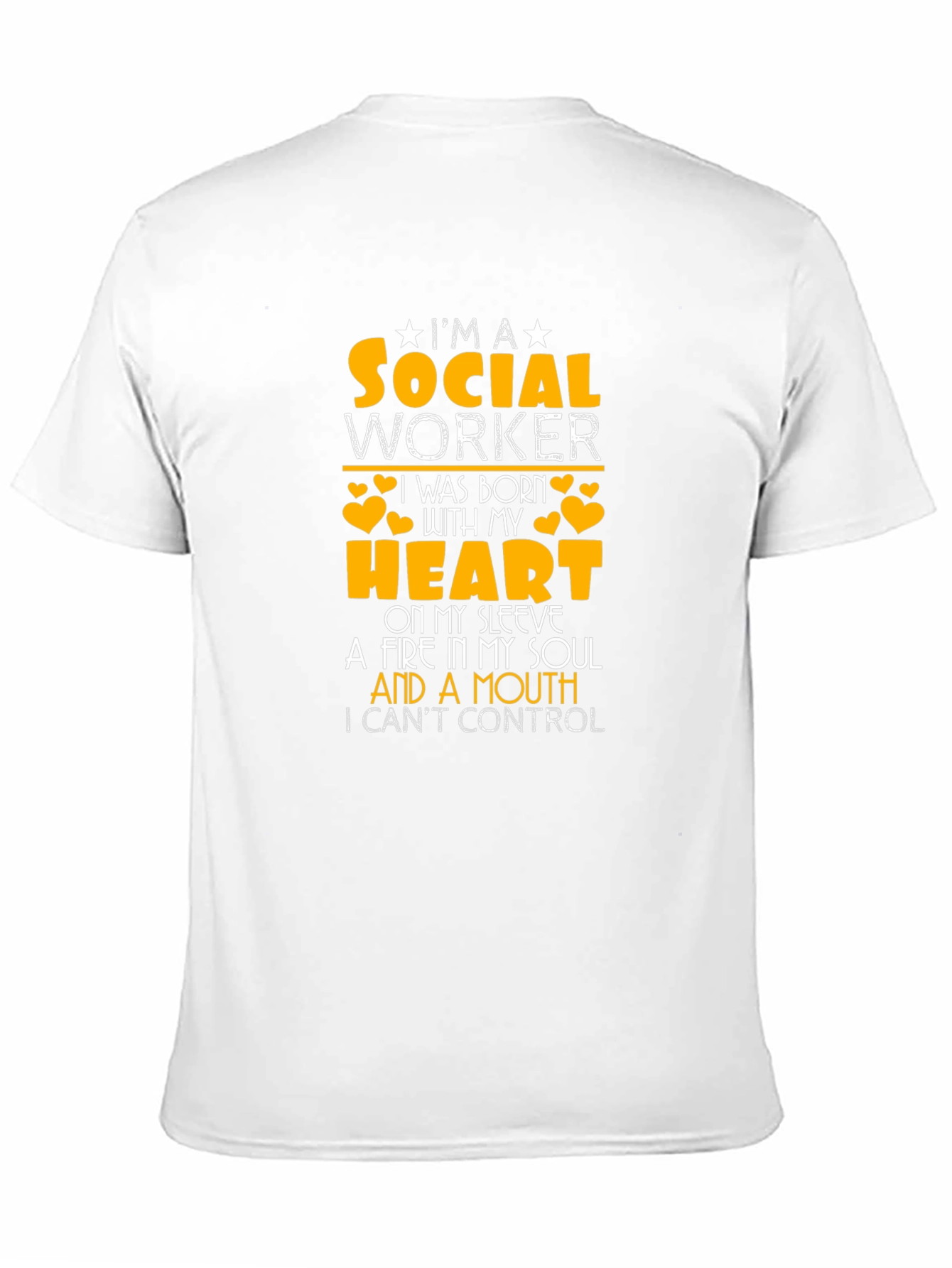 Black Social Worker T-Shirt - Heart & Soul Design view 11