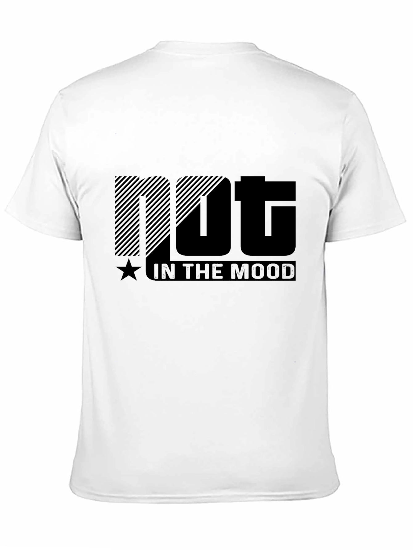 Black Not In The Mood Black Graphic Tee view 11
