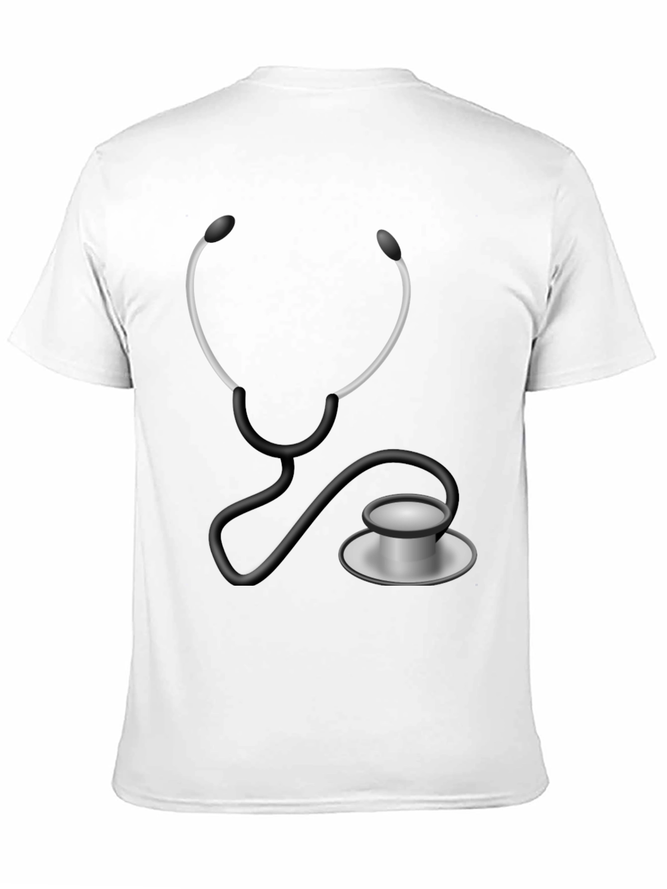 Black Stethoscope Graphic T-Shirt - Medical Humor Tee view 11