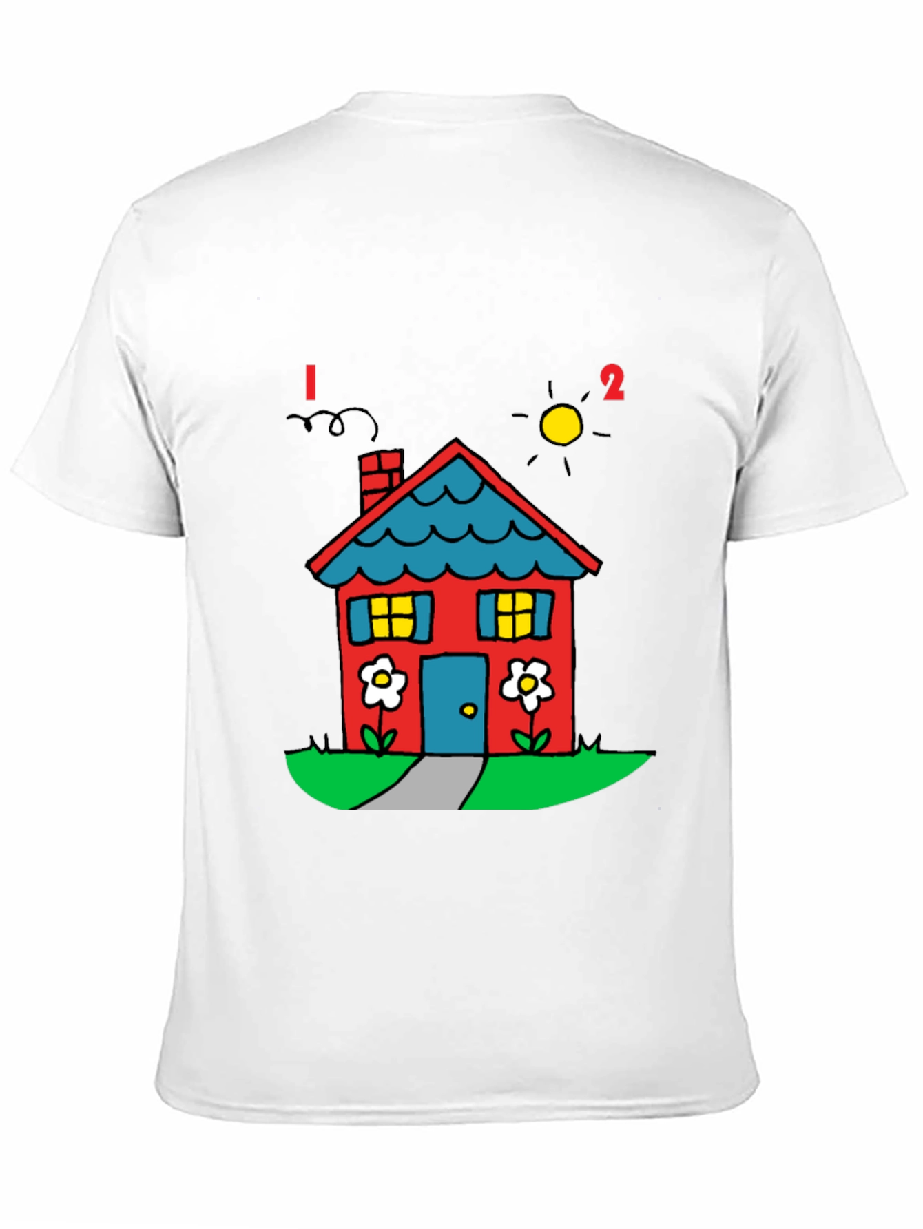 Black House Graphic Tee - Quirky Comfort view 11