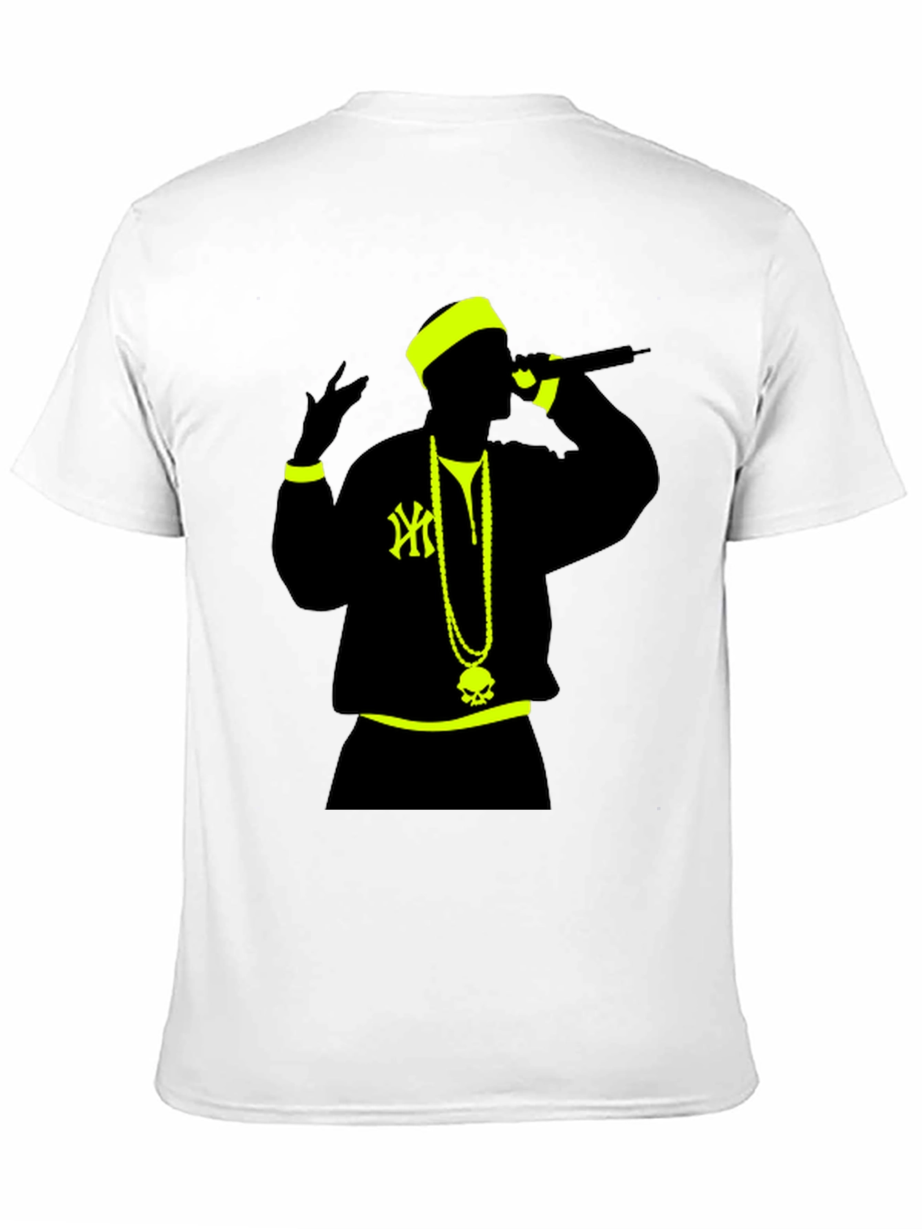 Black Hip Hop Icon Graphic Tee - Black view 11