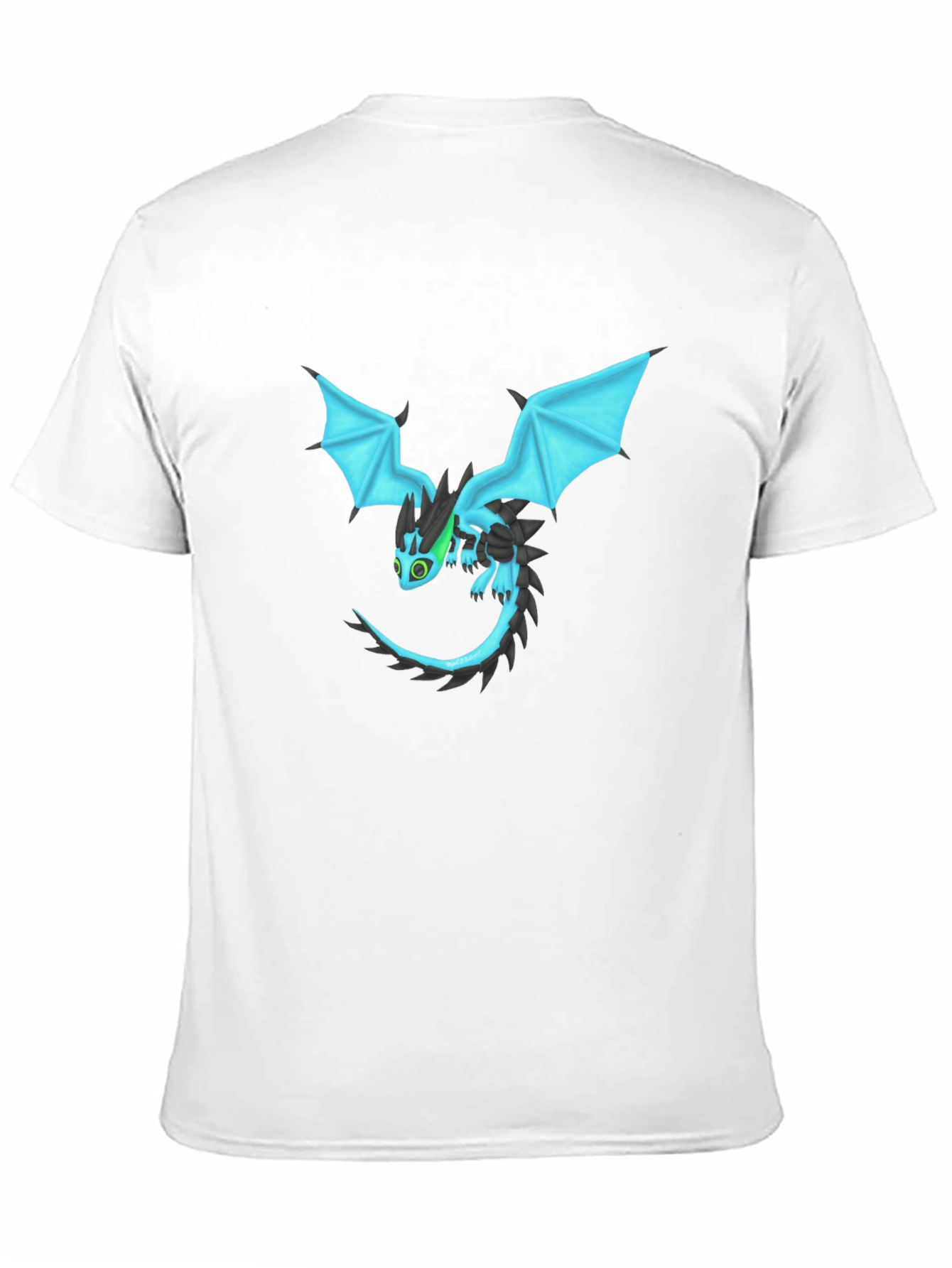 Black Dragon Graphic Black T-Shirt view 11