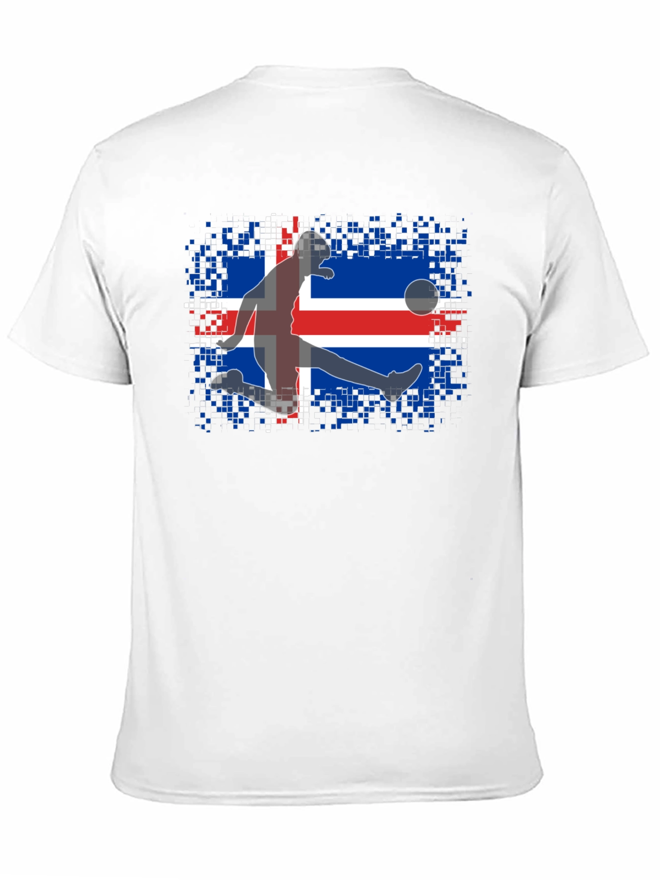 Iceland Soccer Flag Graphic T-Shirt - 11