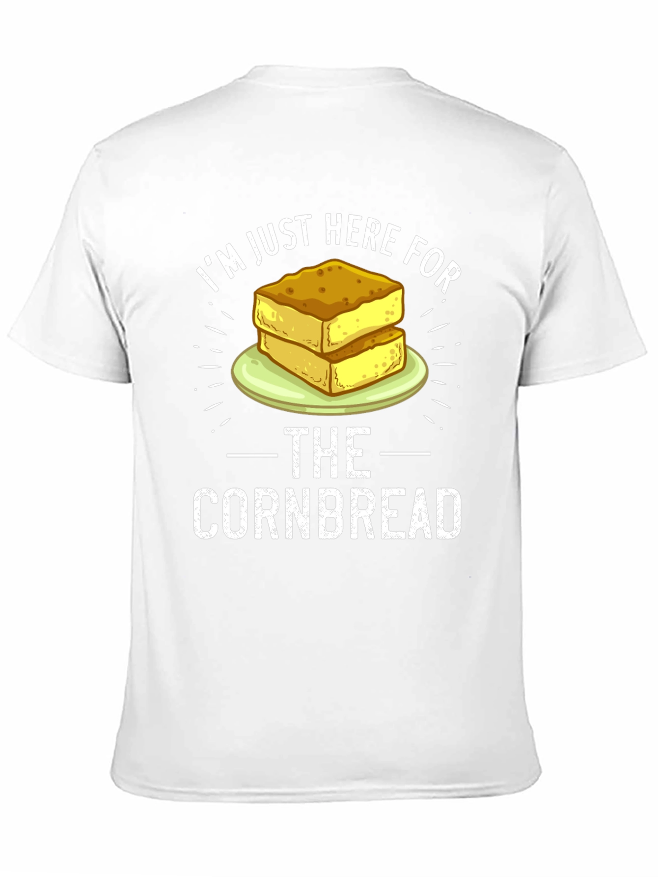Black I'm Just Here For The Cornbread T-Shirt view 11