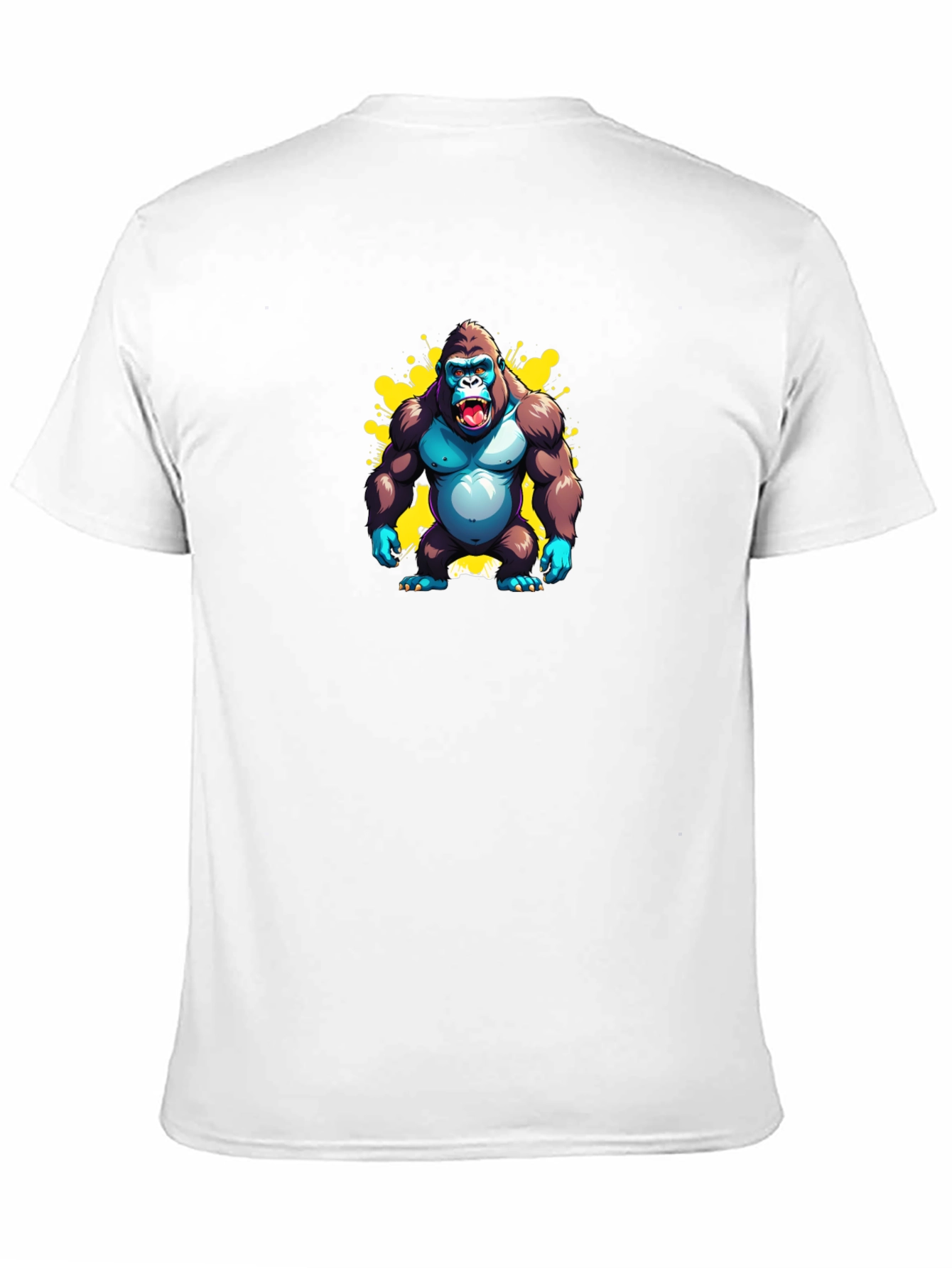 Black Gorilla Graphic Black T-Shirt view 11