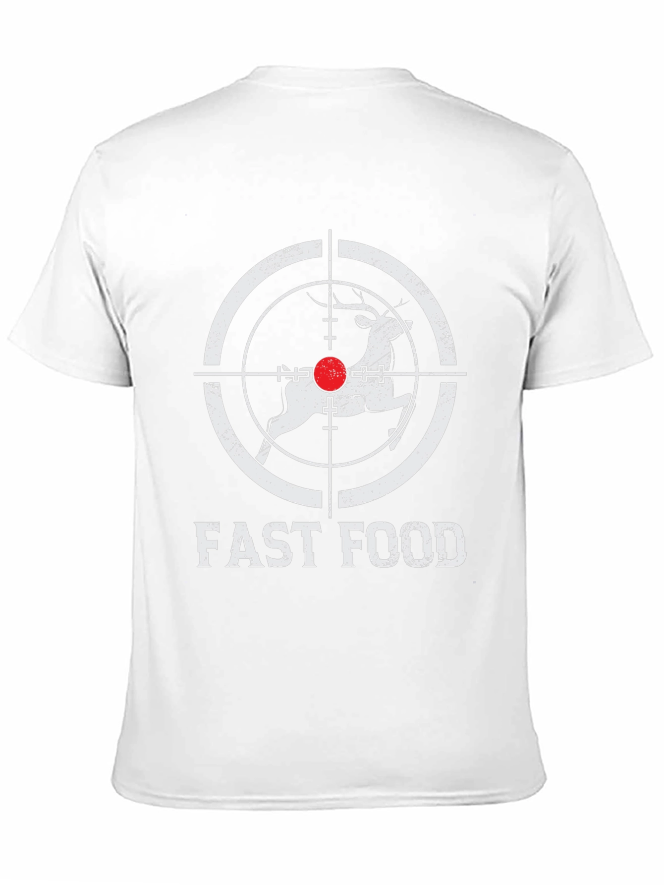 Black Fast Food Deer Graphic T-Shirt view 11
