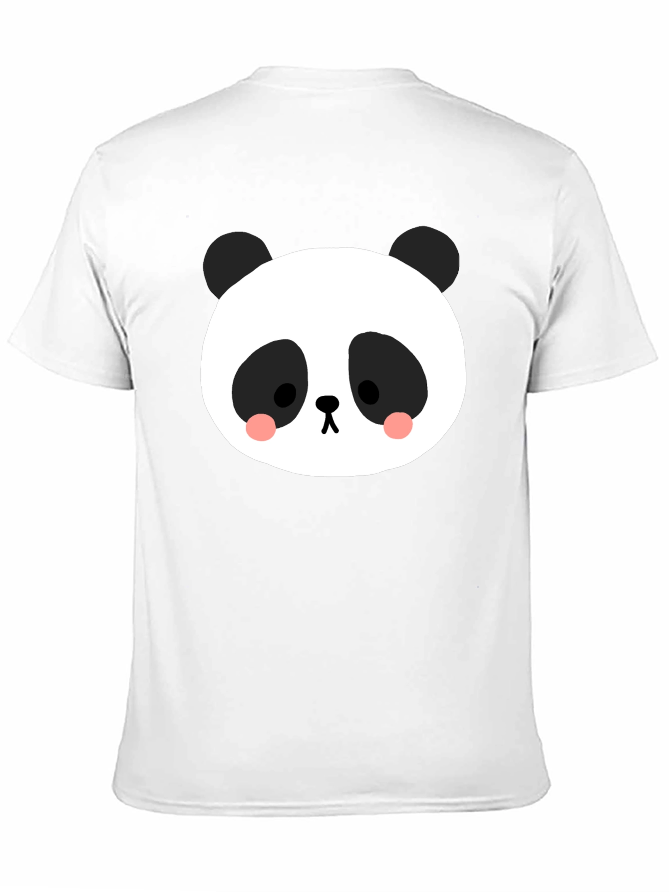 Black Cute Panda Graphic Tee - Black Cotton Blend view 11