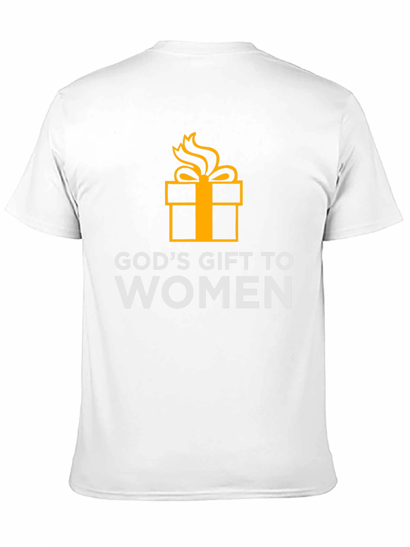 Black God's Gift to Women T-Shirt - Novelty Graphic Tee view 11