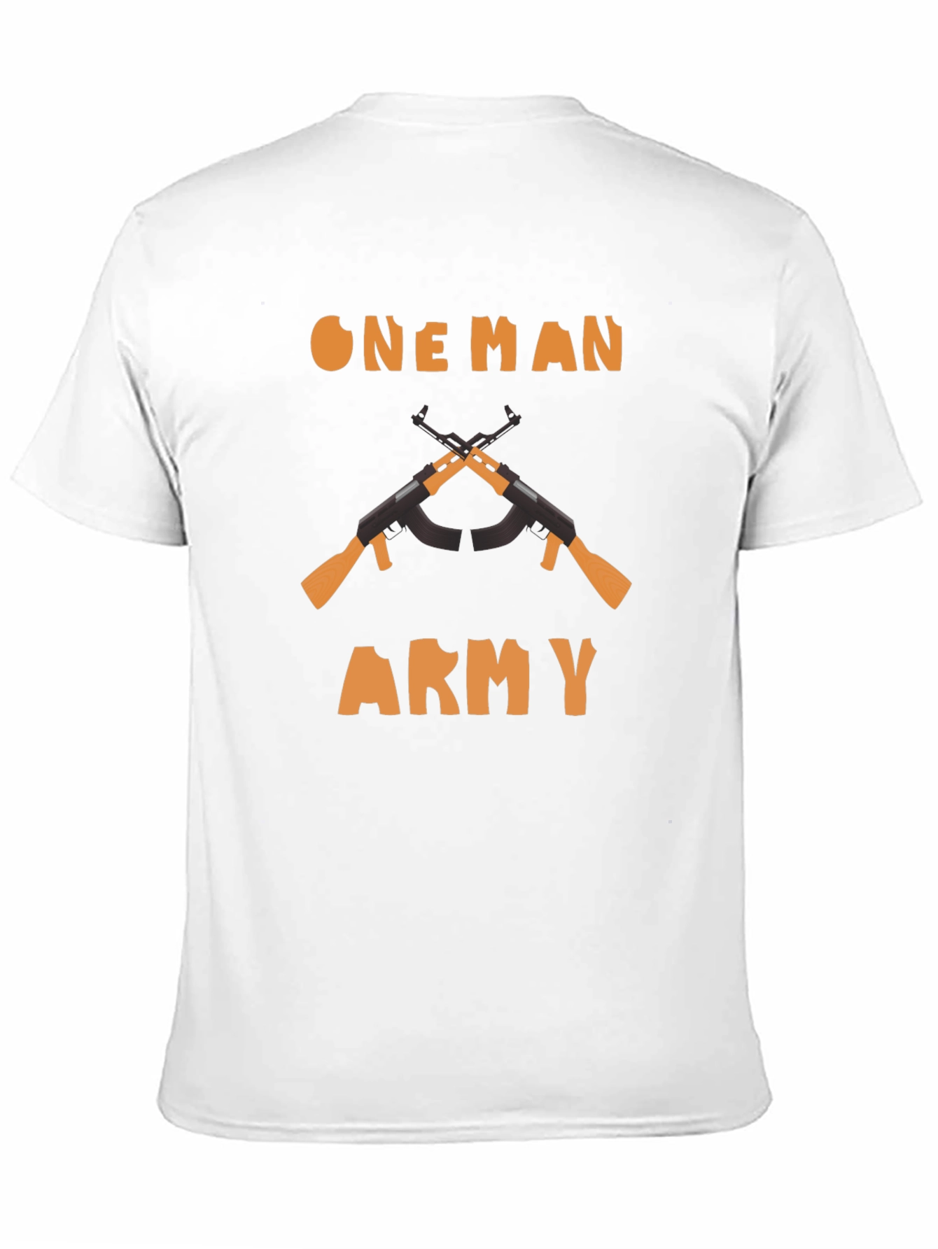 Black One Man Army Graphic Tee view 11