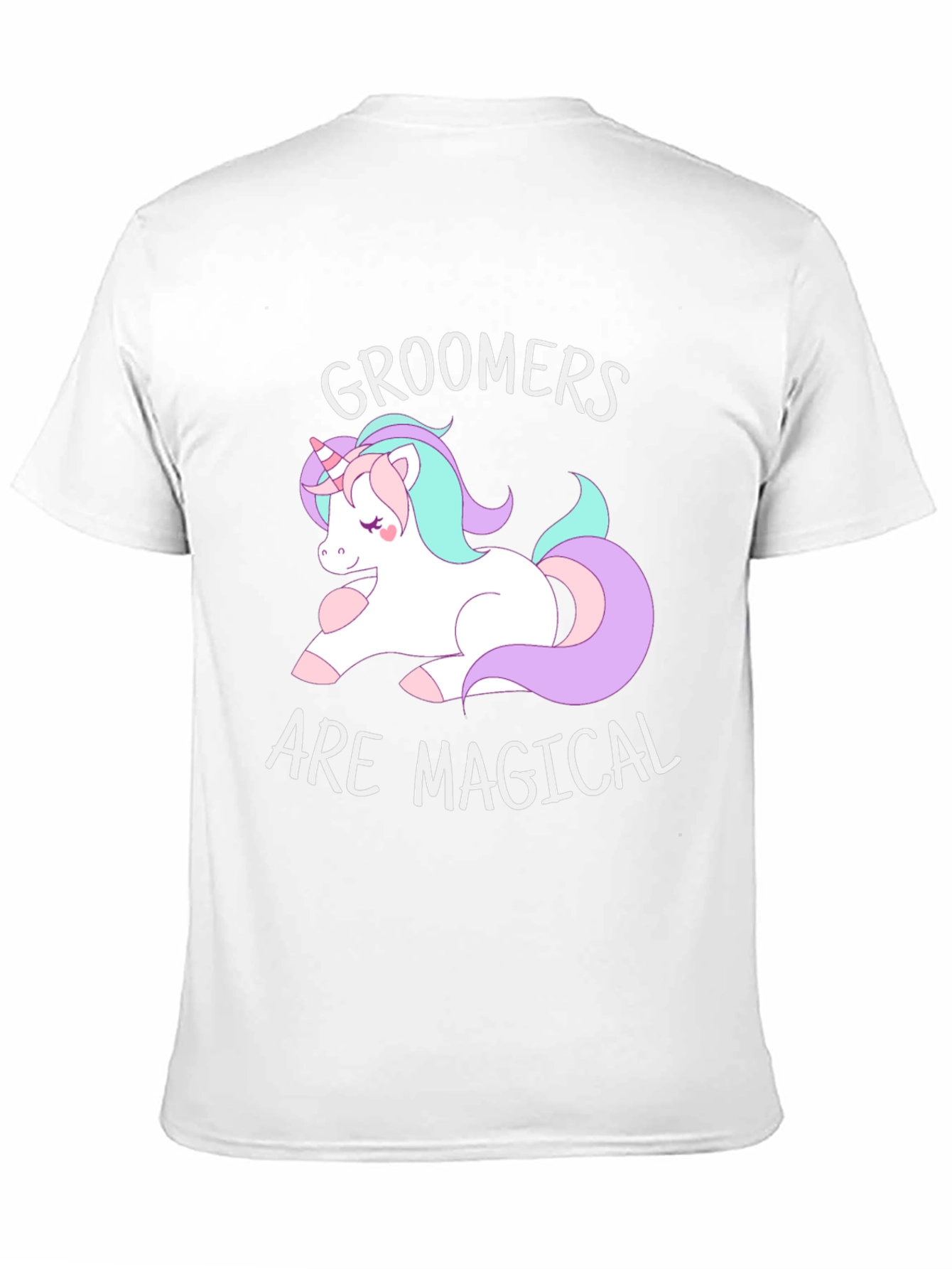 Groomers are Magical T-Shirt, Cute Unicorn Graphic Tee - 11