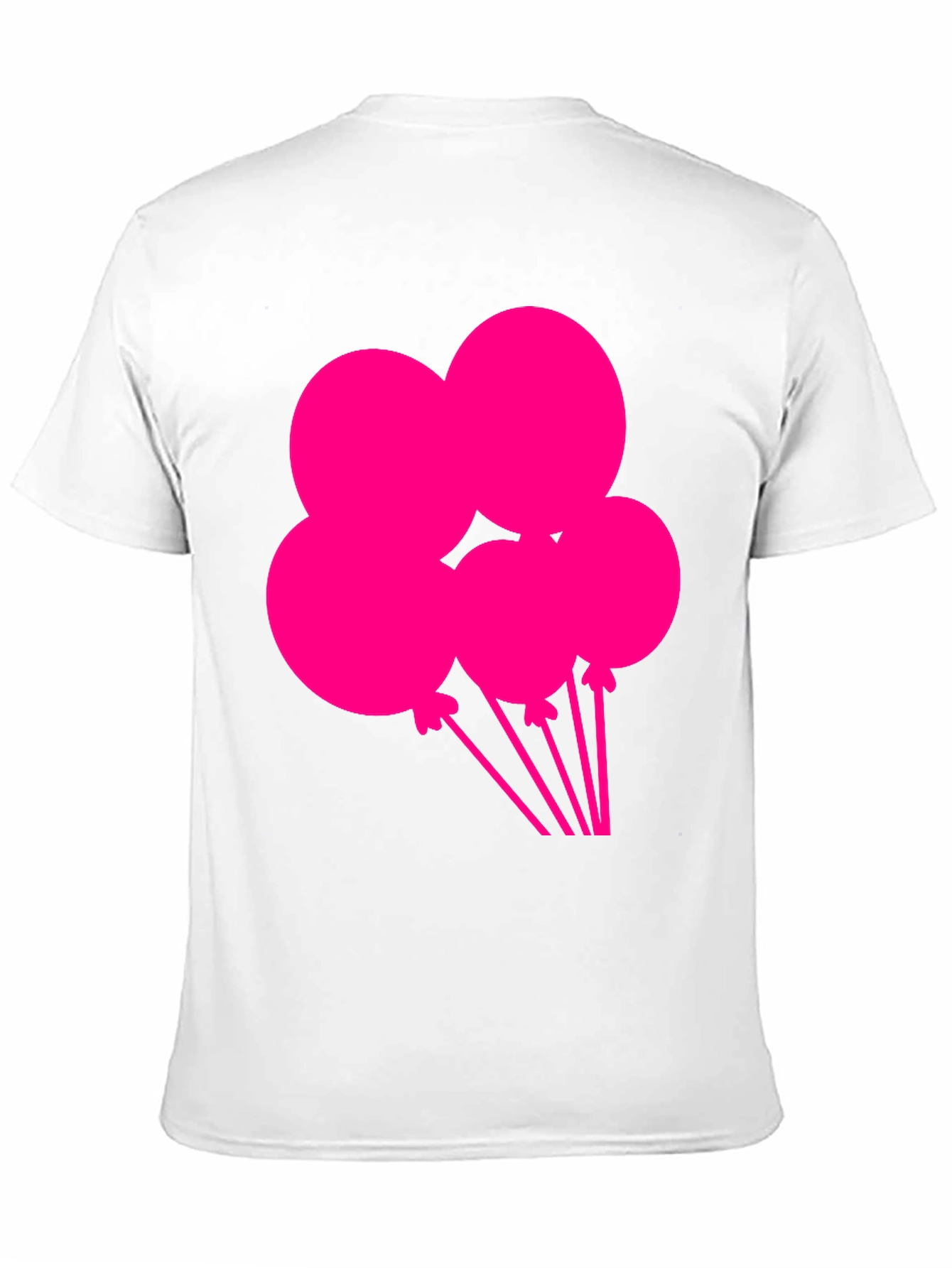 Black Fun Balloons Graphic Tee - Black Cotton T-Shirt view 11