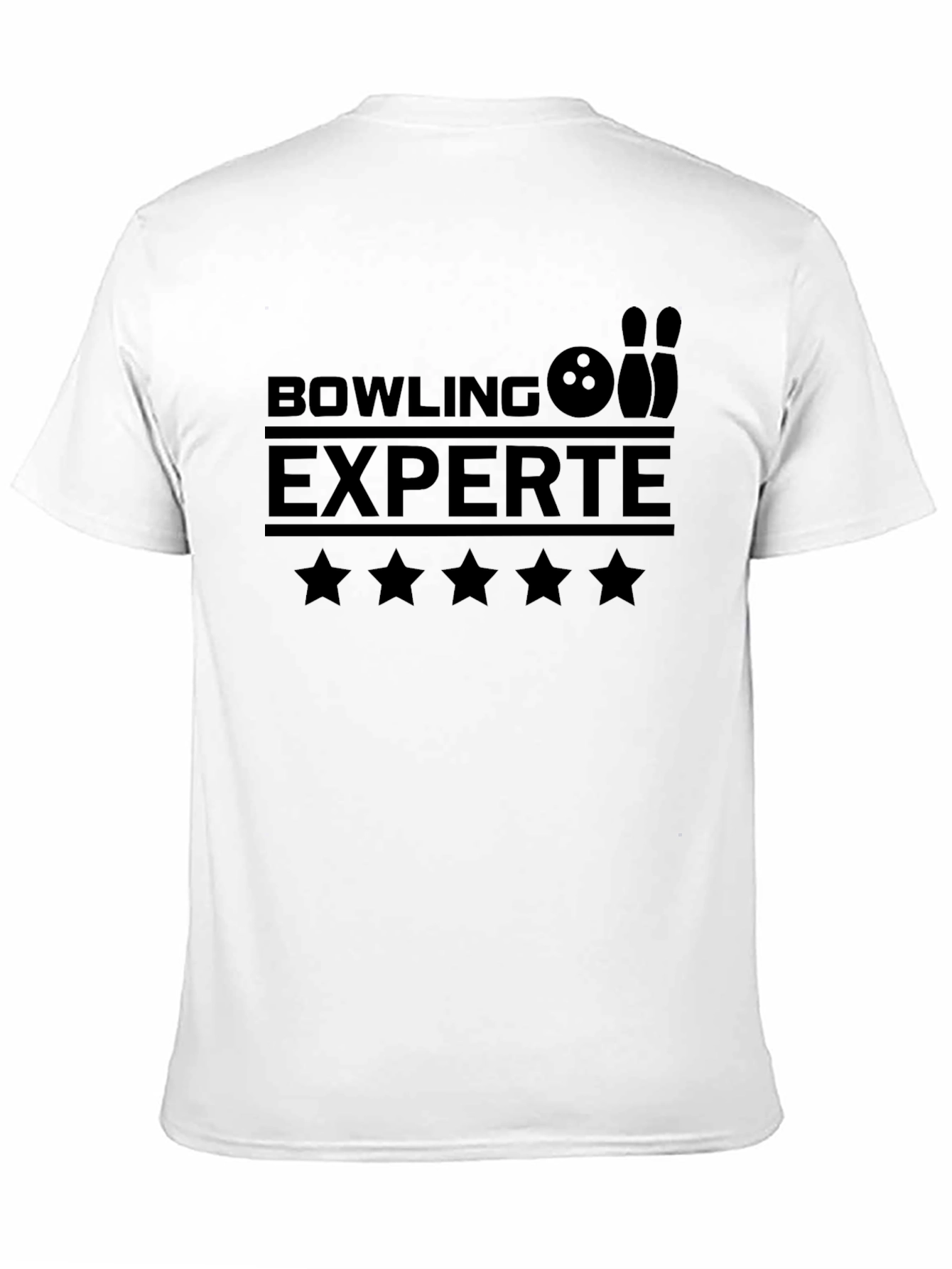 Bowling Experte Black Graphic Tee - 11