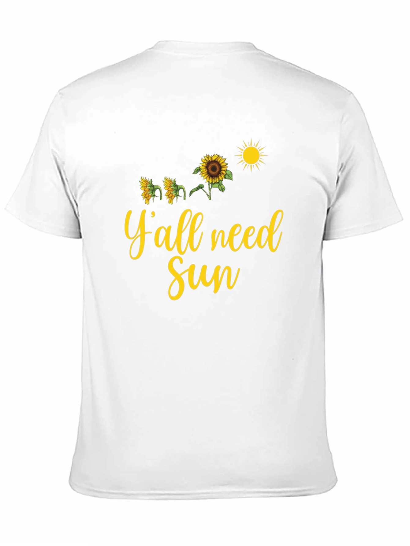 Black Y'all Need Sun T-Shirt view 11