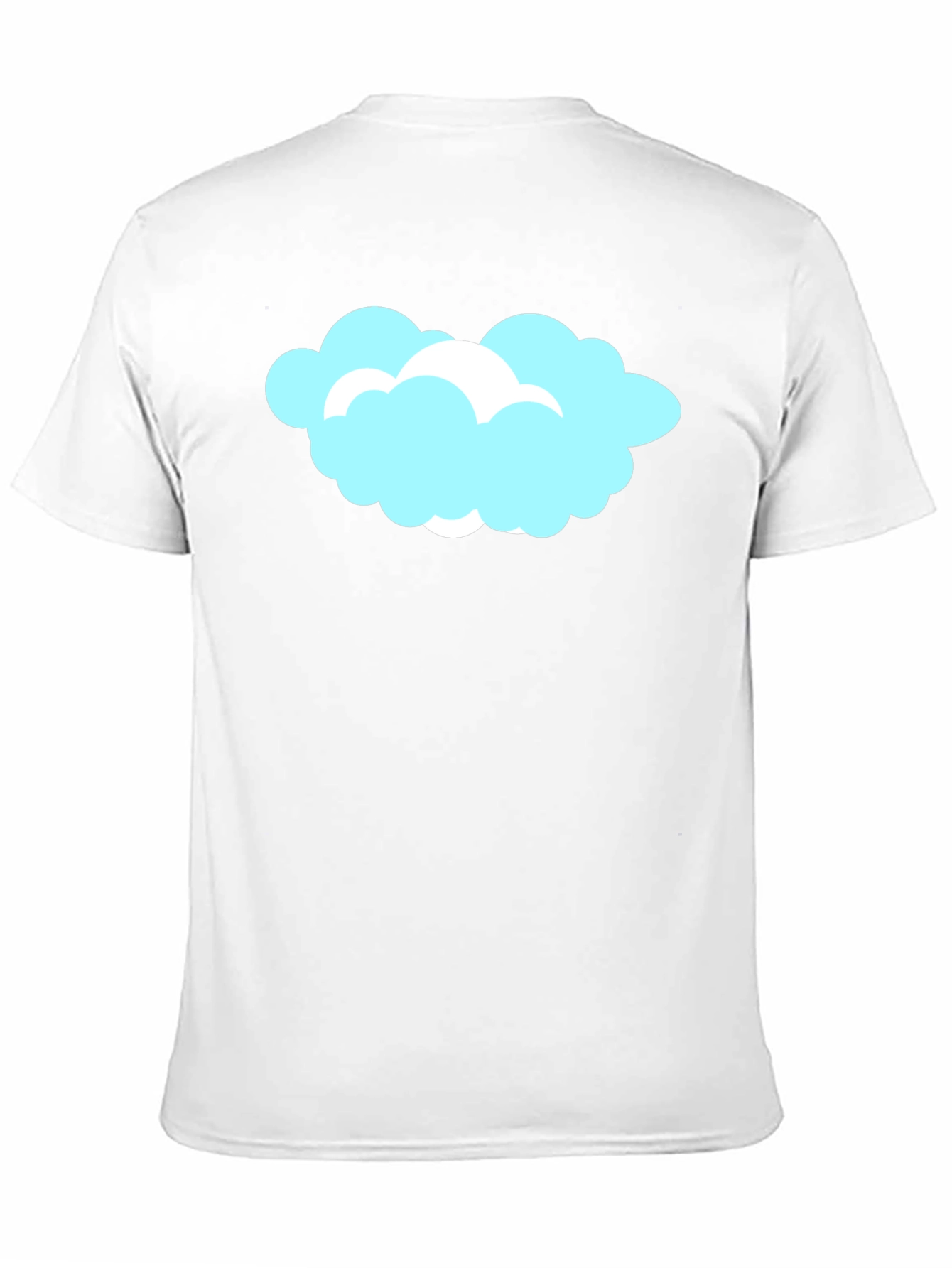 Black Cloud Graphic Black T-Shirt, Soft Cotton Tee view 11