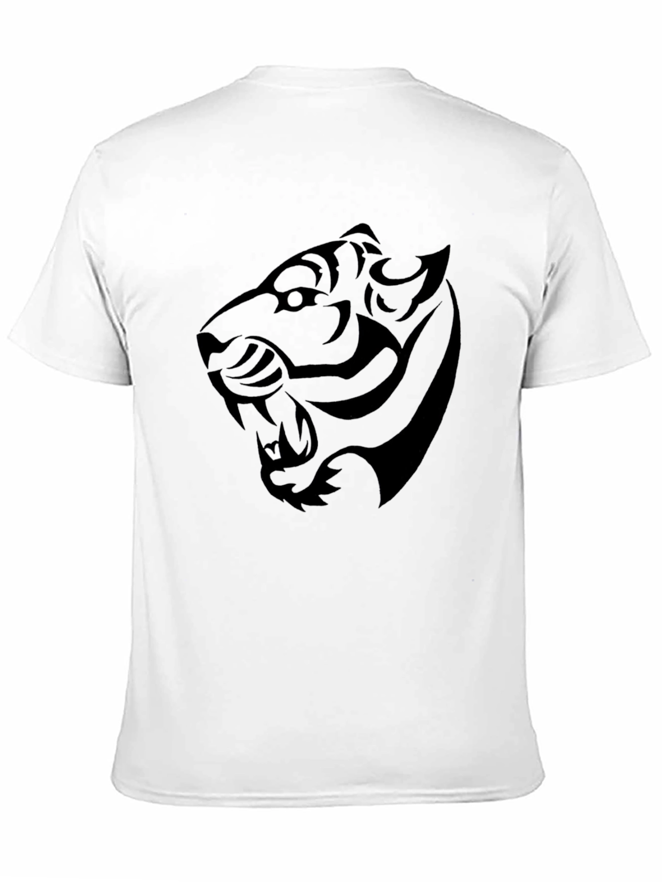 Black Black Tiger Graphic Tee - Bold Style view 11