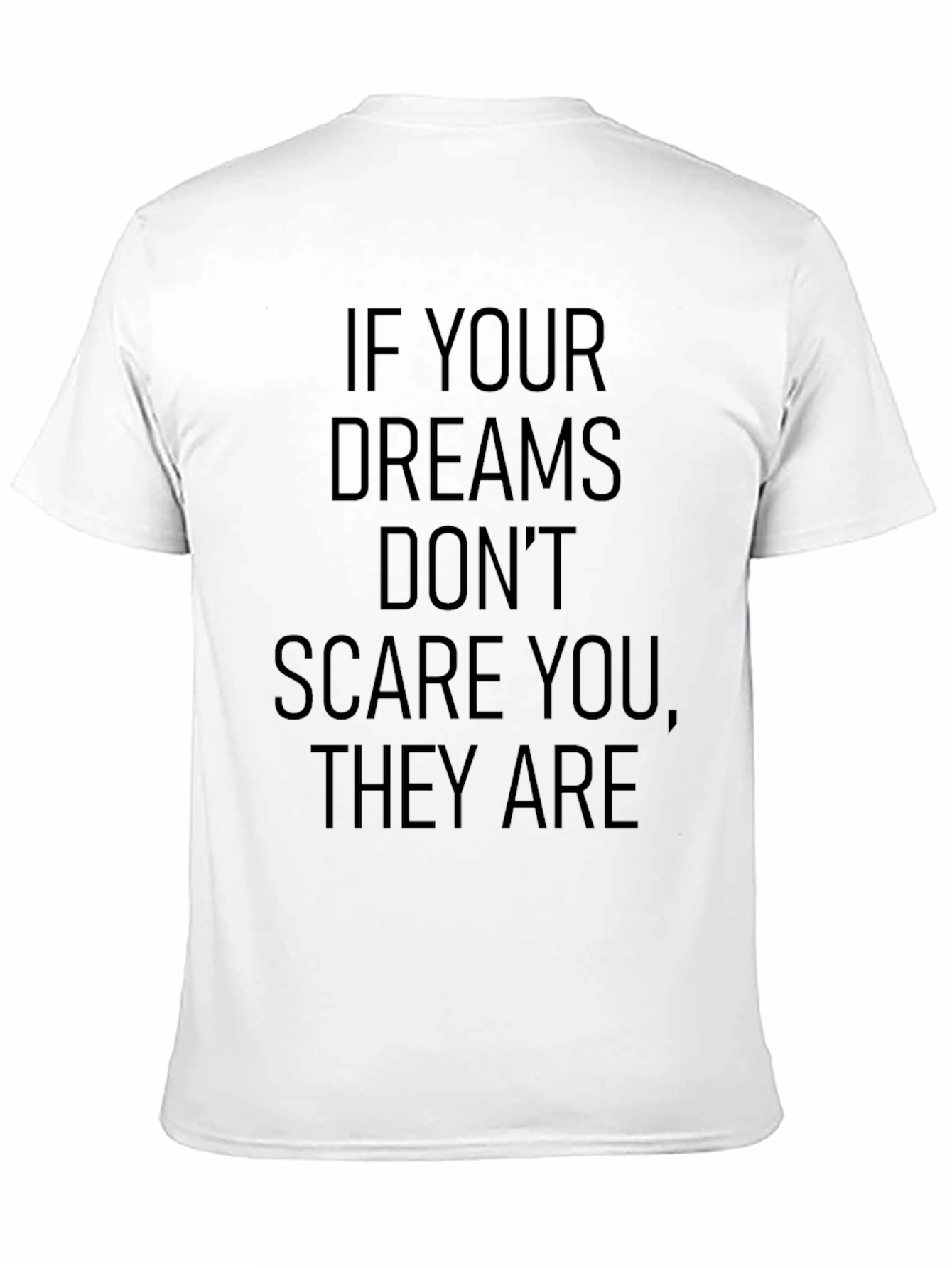 Black Inspirational Dream Graphic T-Shirt view 11