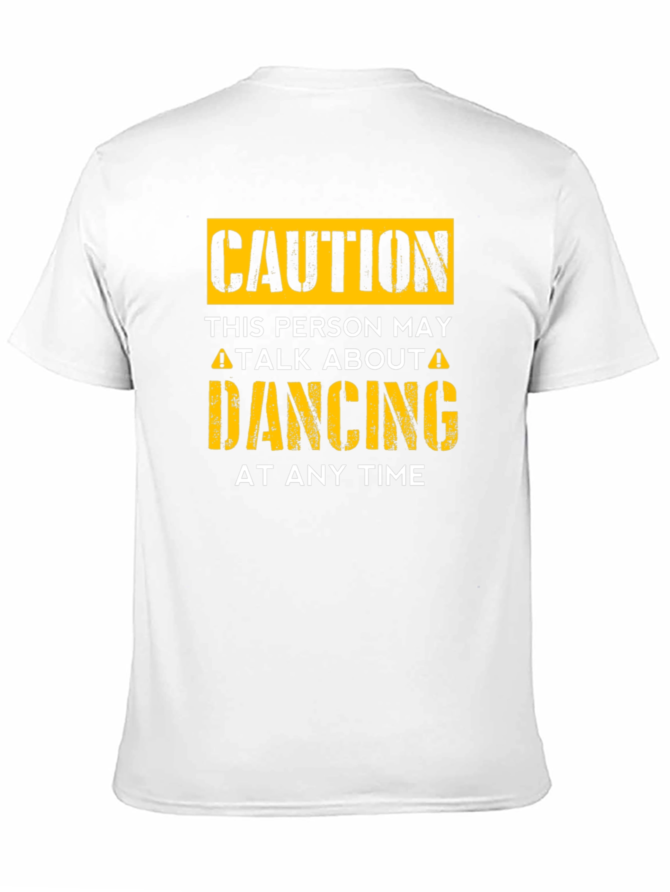 Black Caution Dancing T-Shirt - Funny Dance Lover Tee view 11