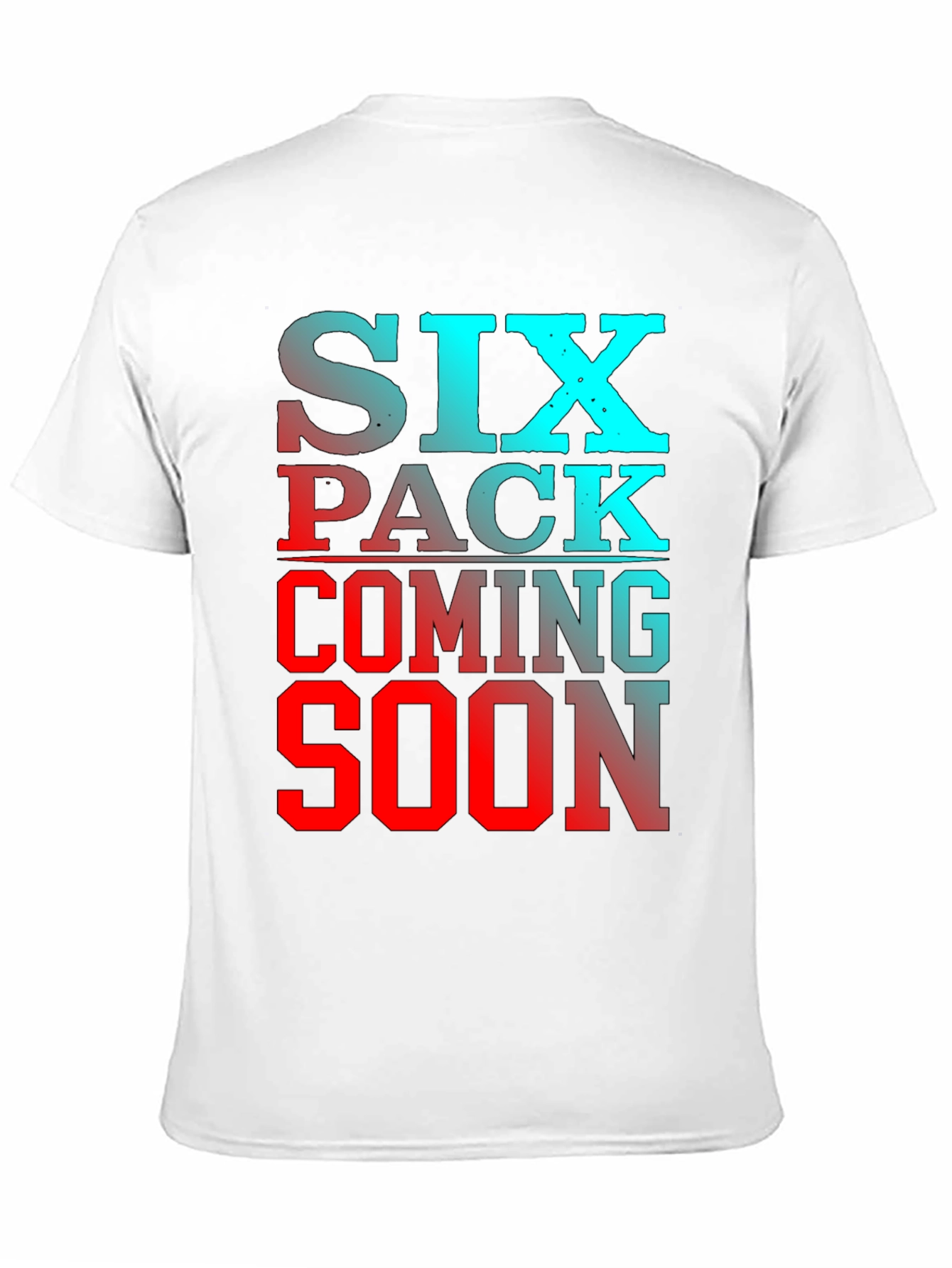 Black Six Pack Coming Soon Men's T-Shirt Gym Funny view 11