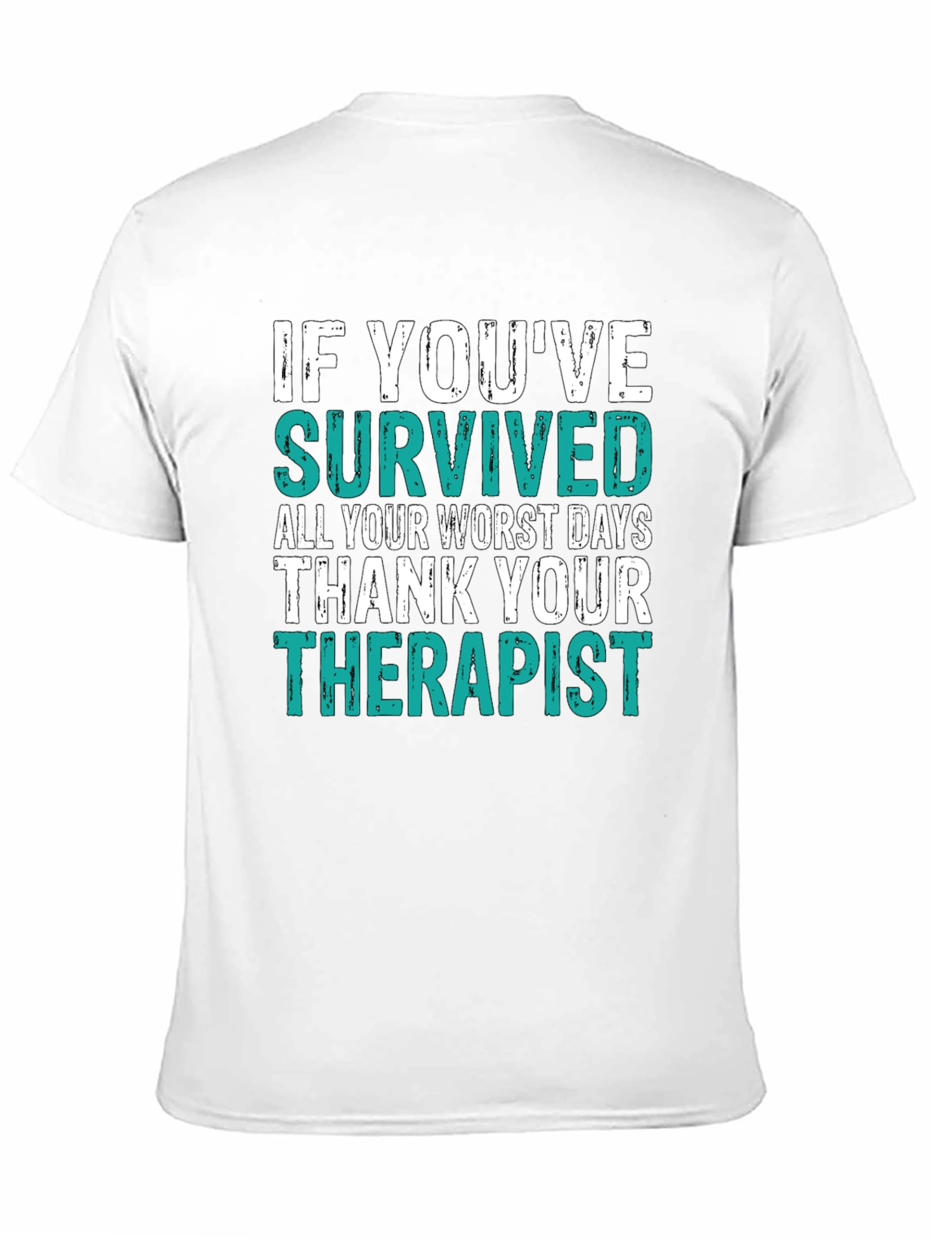 Black Thank Your Therapist T-Shirt view 11