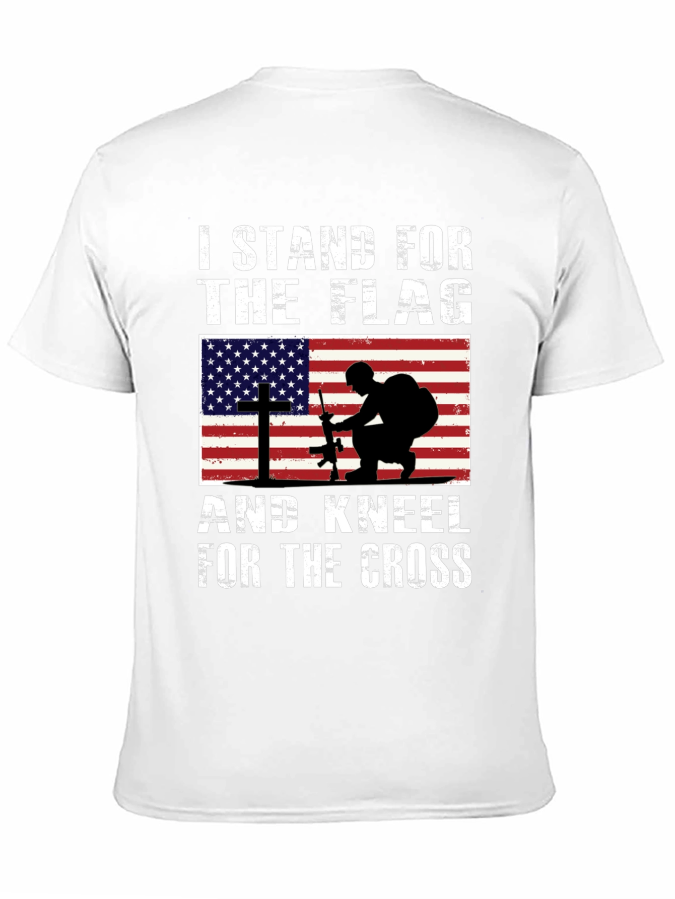 Black I Stand For The Flag T-Shirt view 11