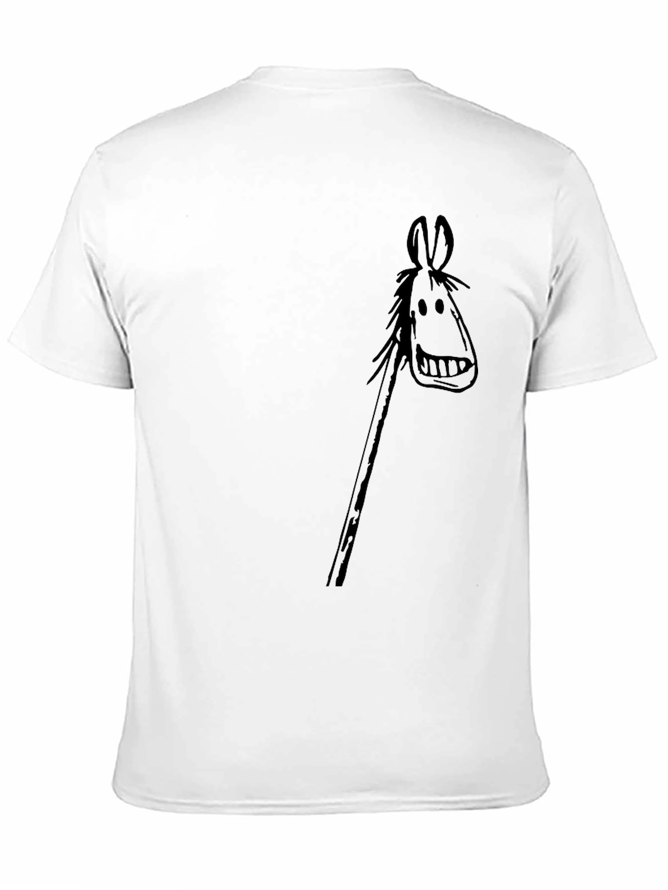 Black Black Stick Horse Graphic Tee view 11