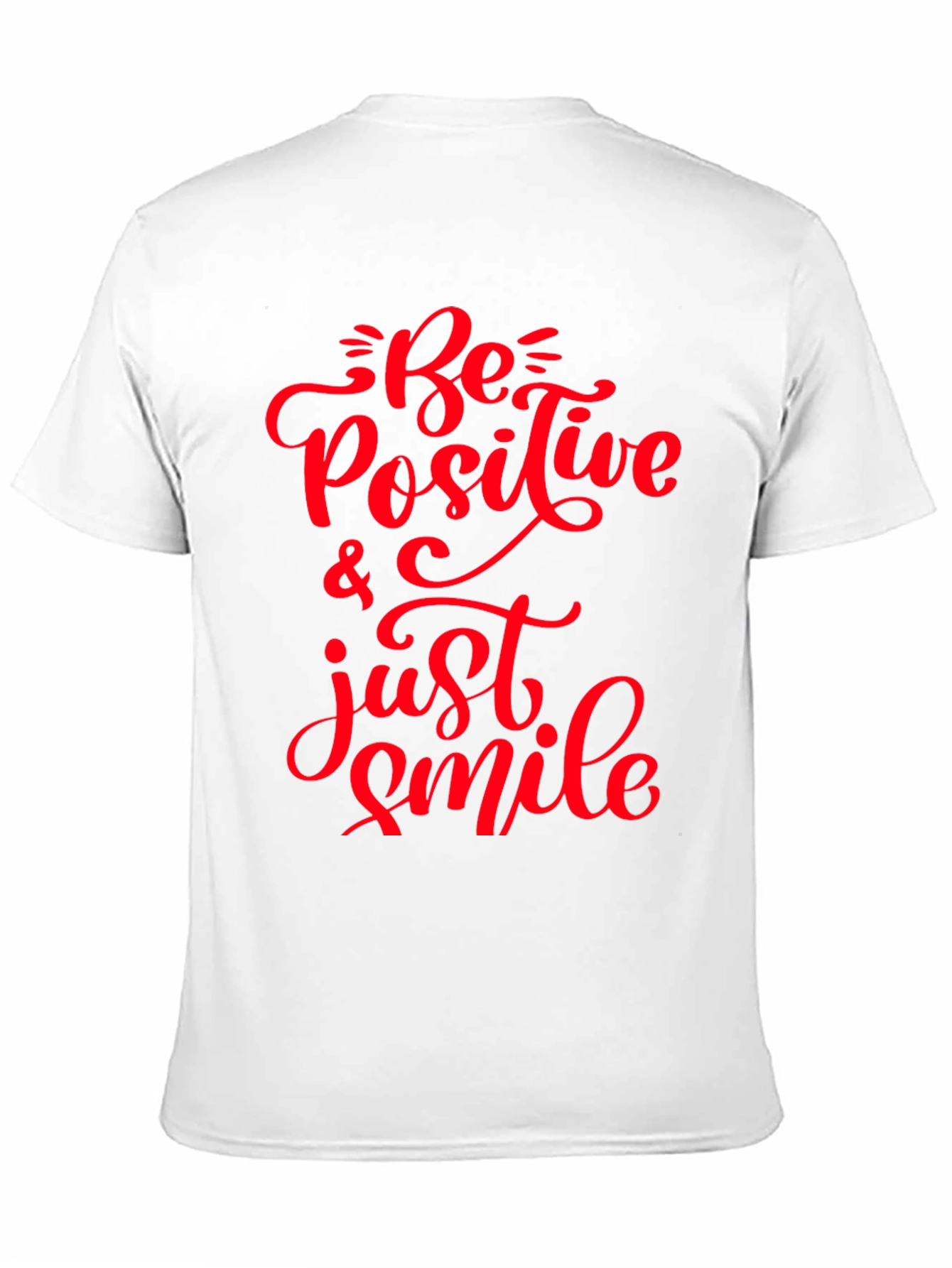Black Be Positive T-Shirt - Motivational Graphic Tee view 11