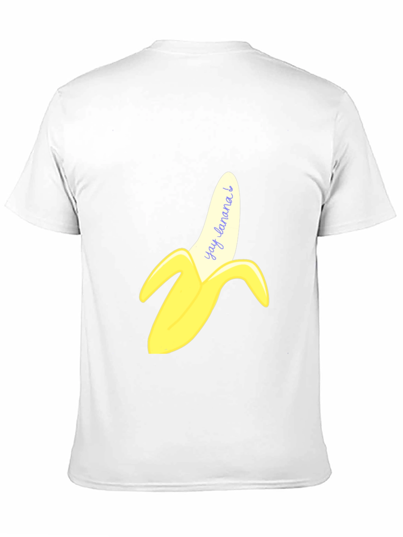 Black Yay Banana! Graphic Print T-Shirt view 11
