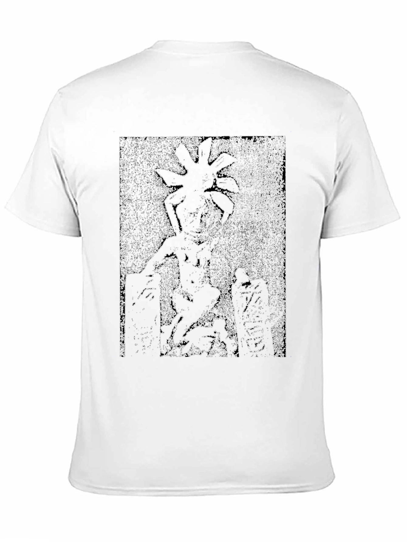 Black Graphic Print Black T-Shirt view 11