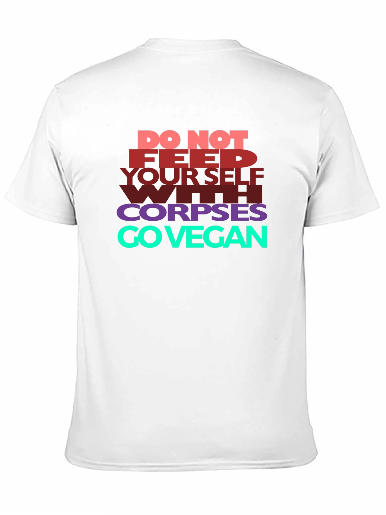 Black Vegan Statement T-Shirt -  Ethical Style view 11