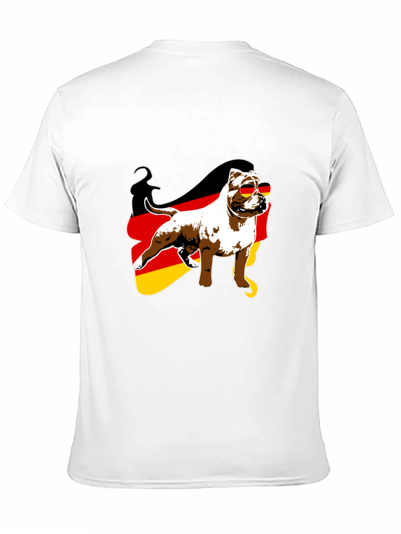 German Flag Pitbull T-Shirt - 11