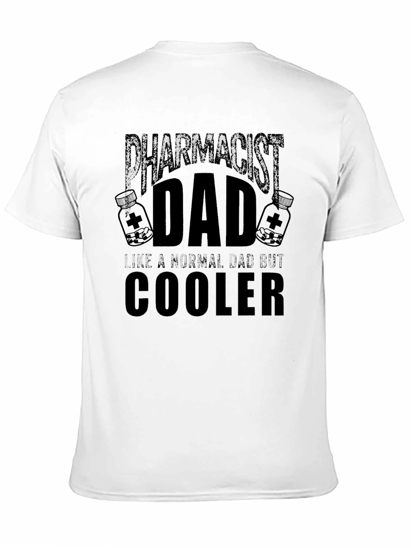 Black Pharmacist Dad T-Shirt - Cooler Than Normal Dad view 11