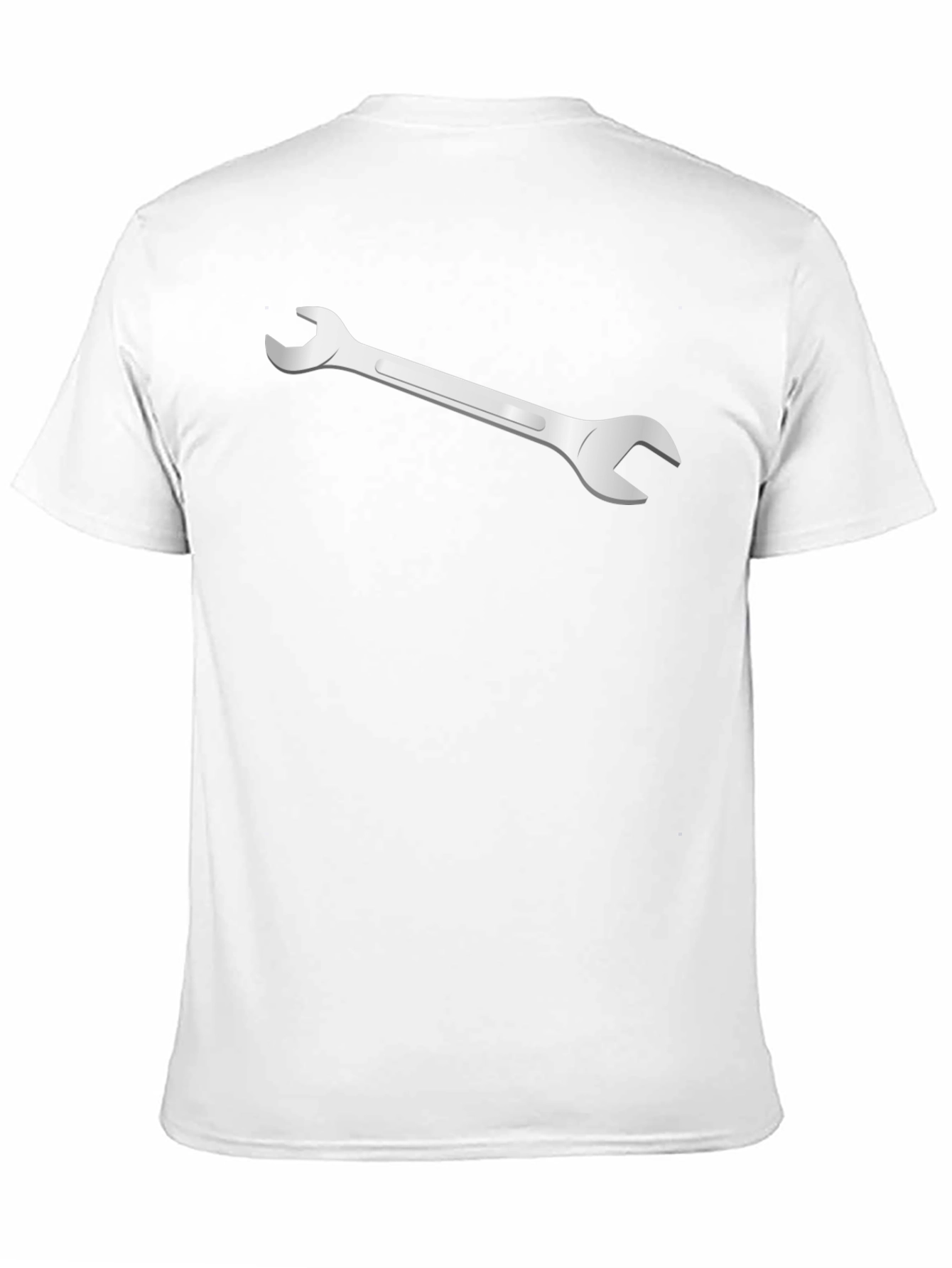 Black Wrench Graphic Black Cotton T-Shirt view 11