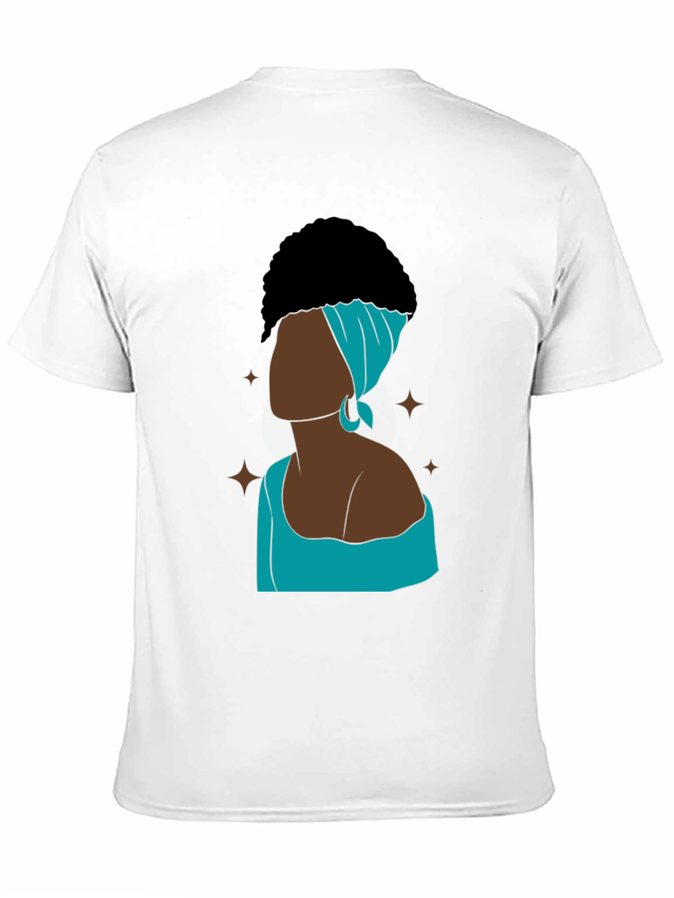 Black Elegant Afro Woman Graphic T-Shirt view 11