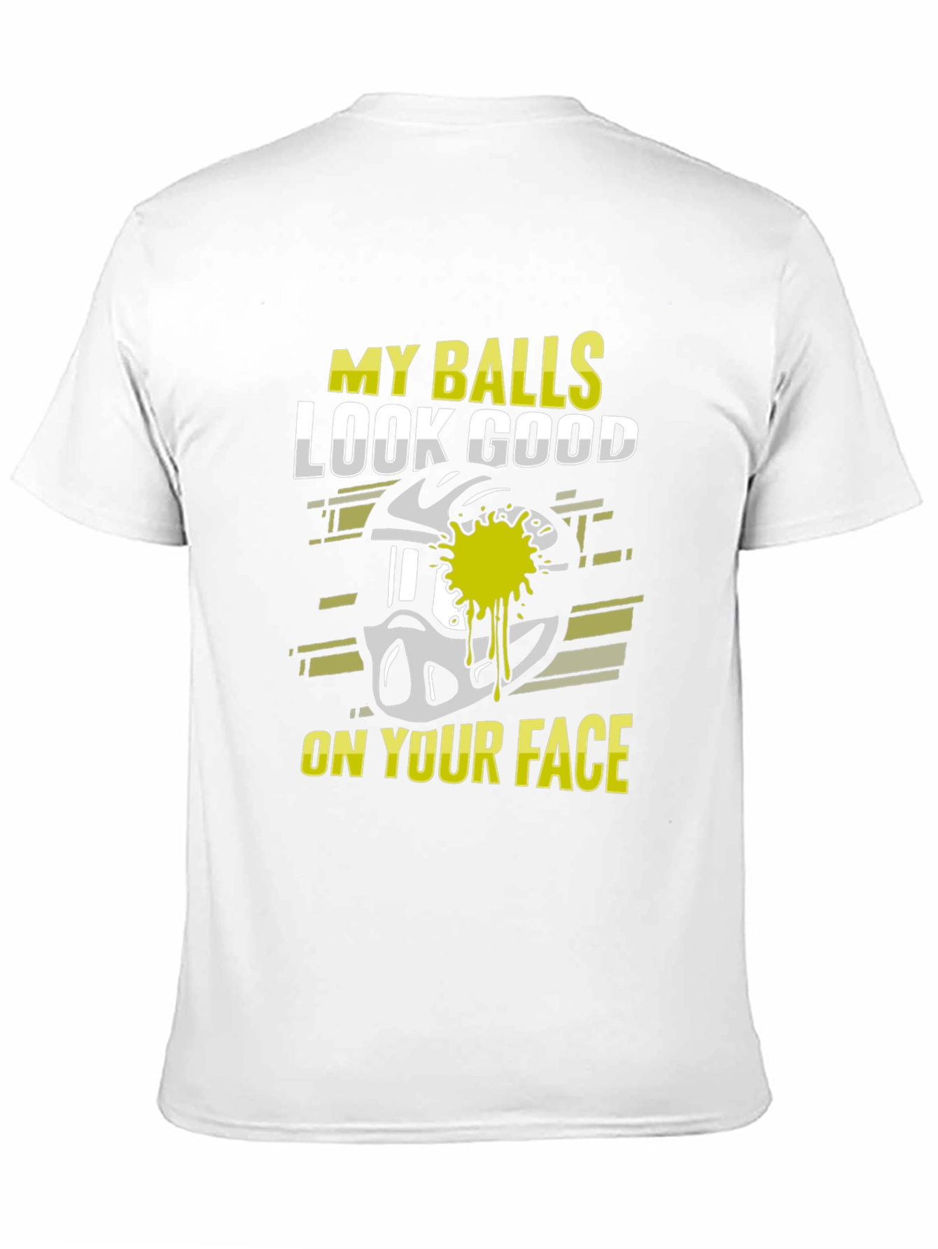 Black Funny Paintball T-Shirt - My Balls Look Good view 11
