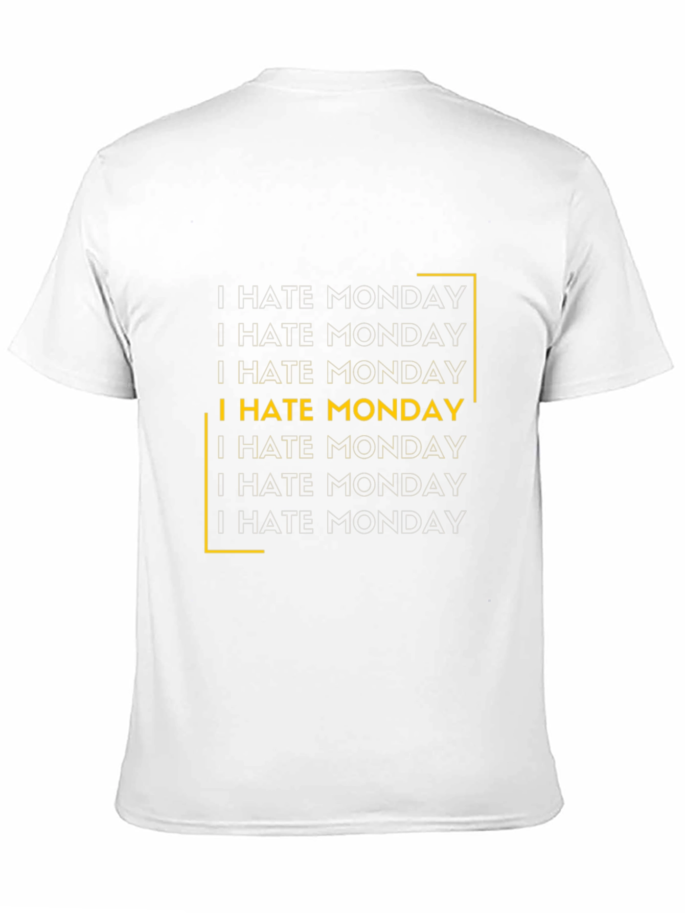 Black I Hate Monday Graphic Tee - Black view 11