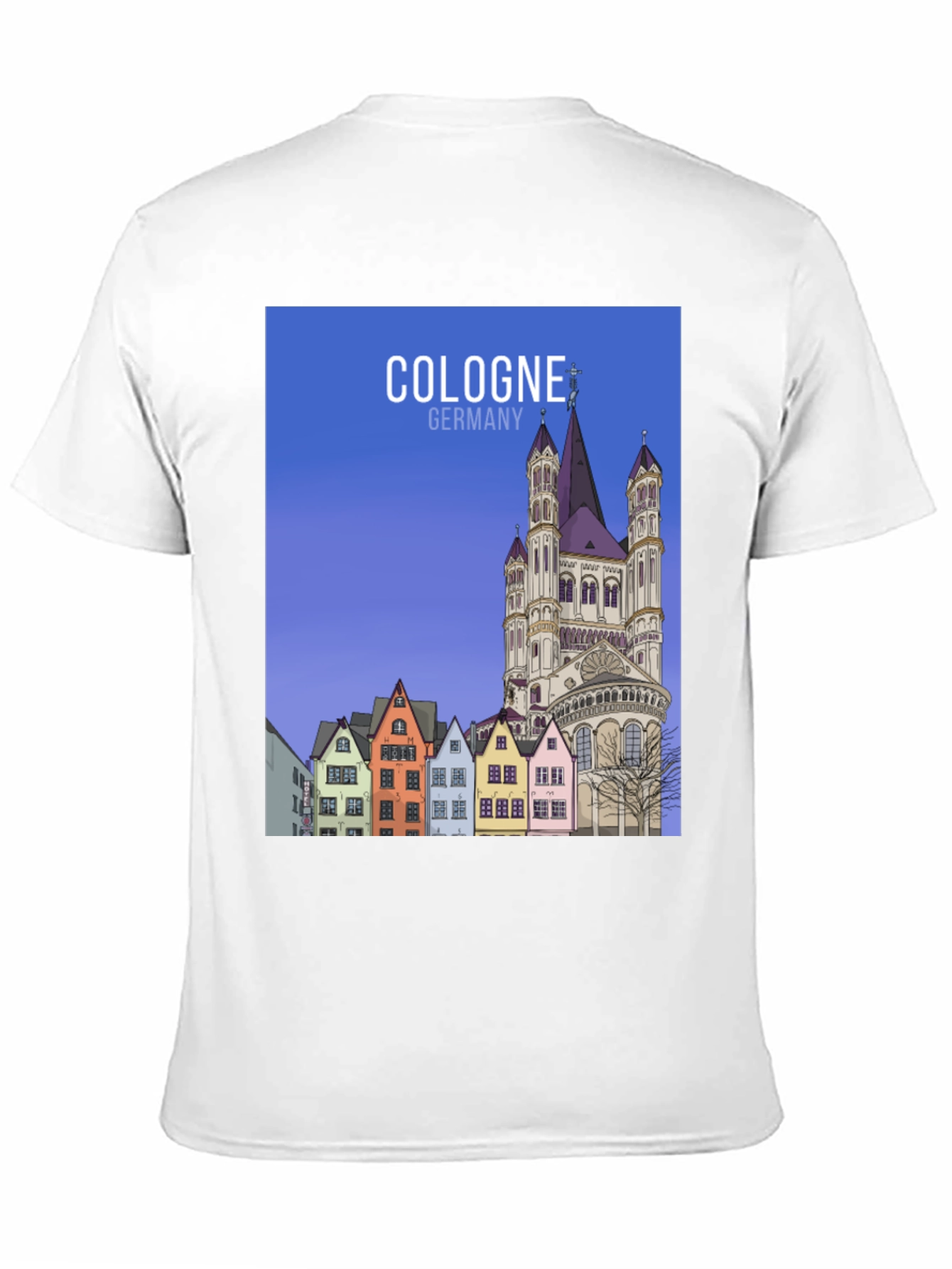Cologne Germany Tee - Cityscape Graphic T-Shirt - 11