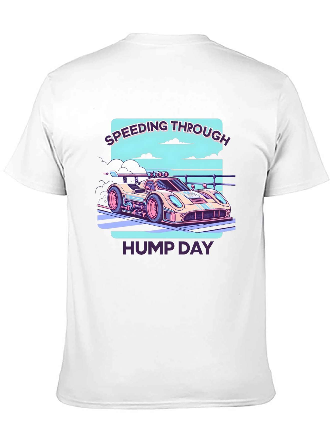 Black Speeding Through Hump Day Graphic Tee view 11