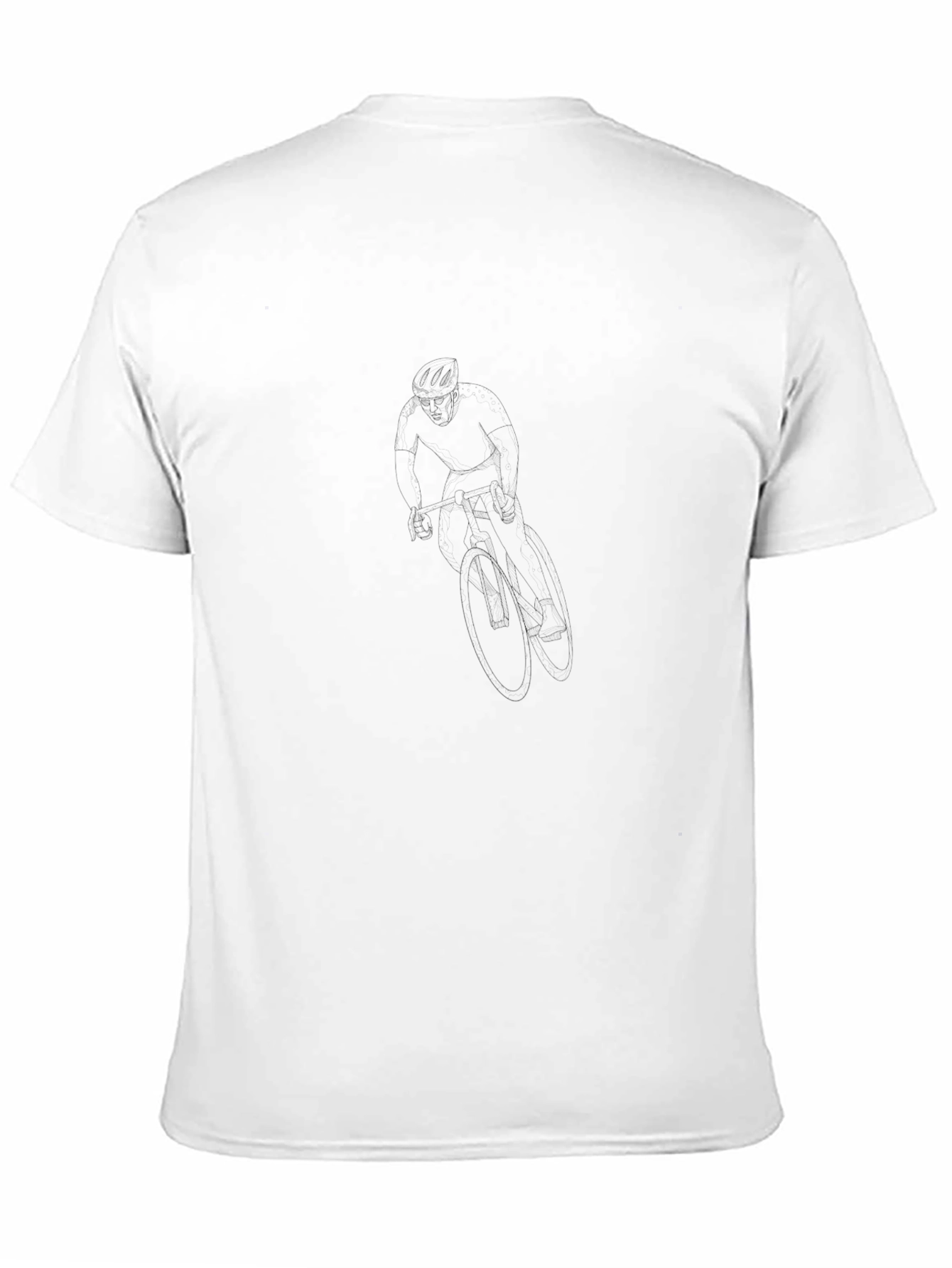 Black Men's Solid Black Crew Neck T-Shirt view 11