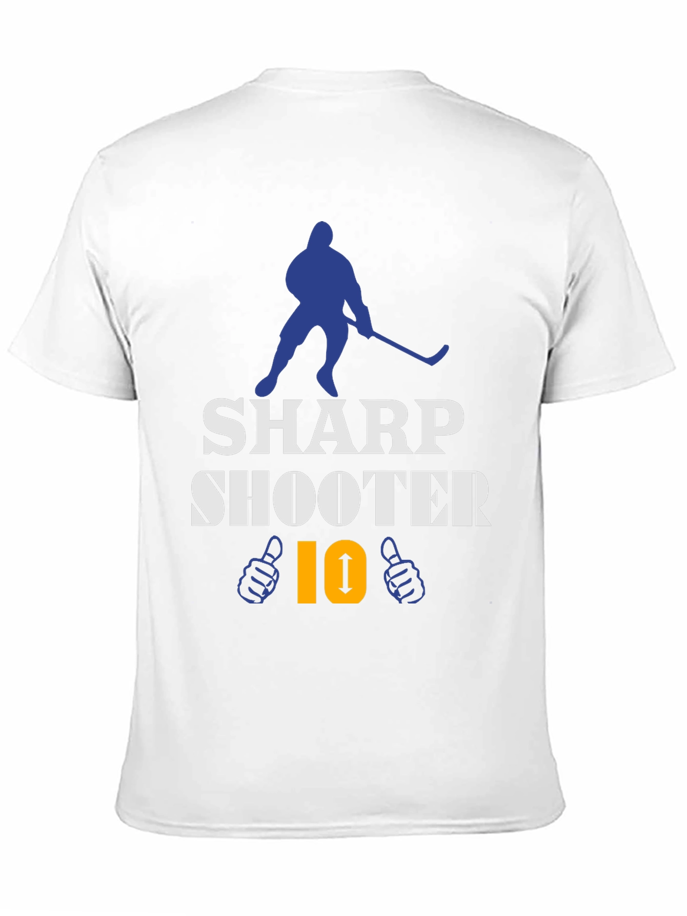 Black Sharp Shooter Hockey T-Shirt view 11