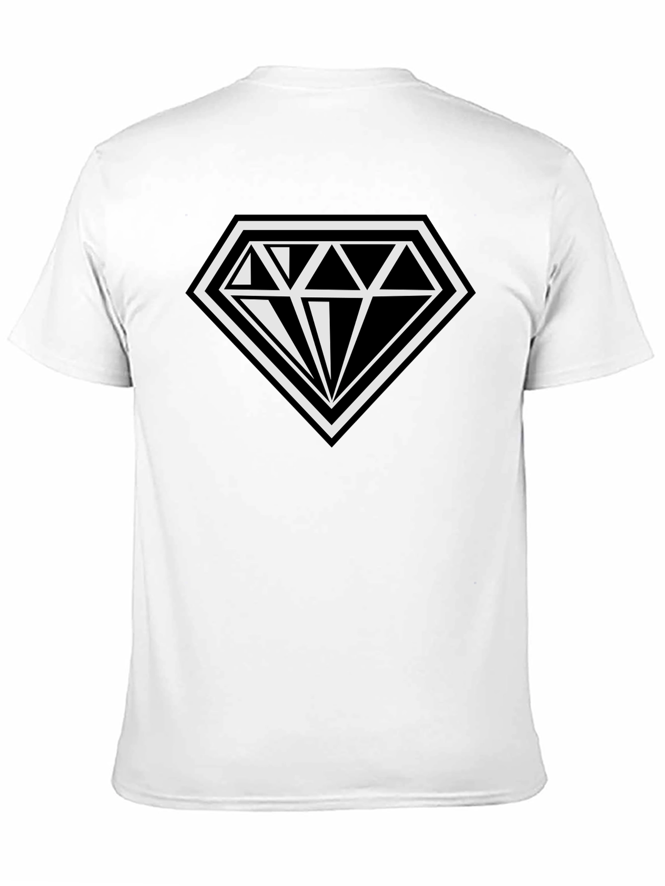 Black Diamond Logo T-Shirt - Classic Black Tee view 11
