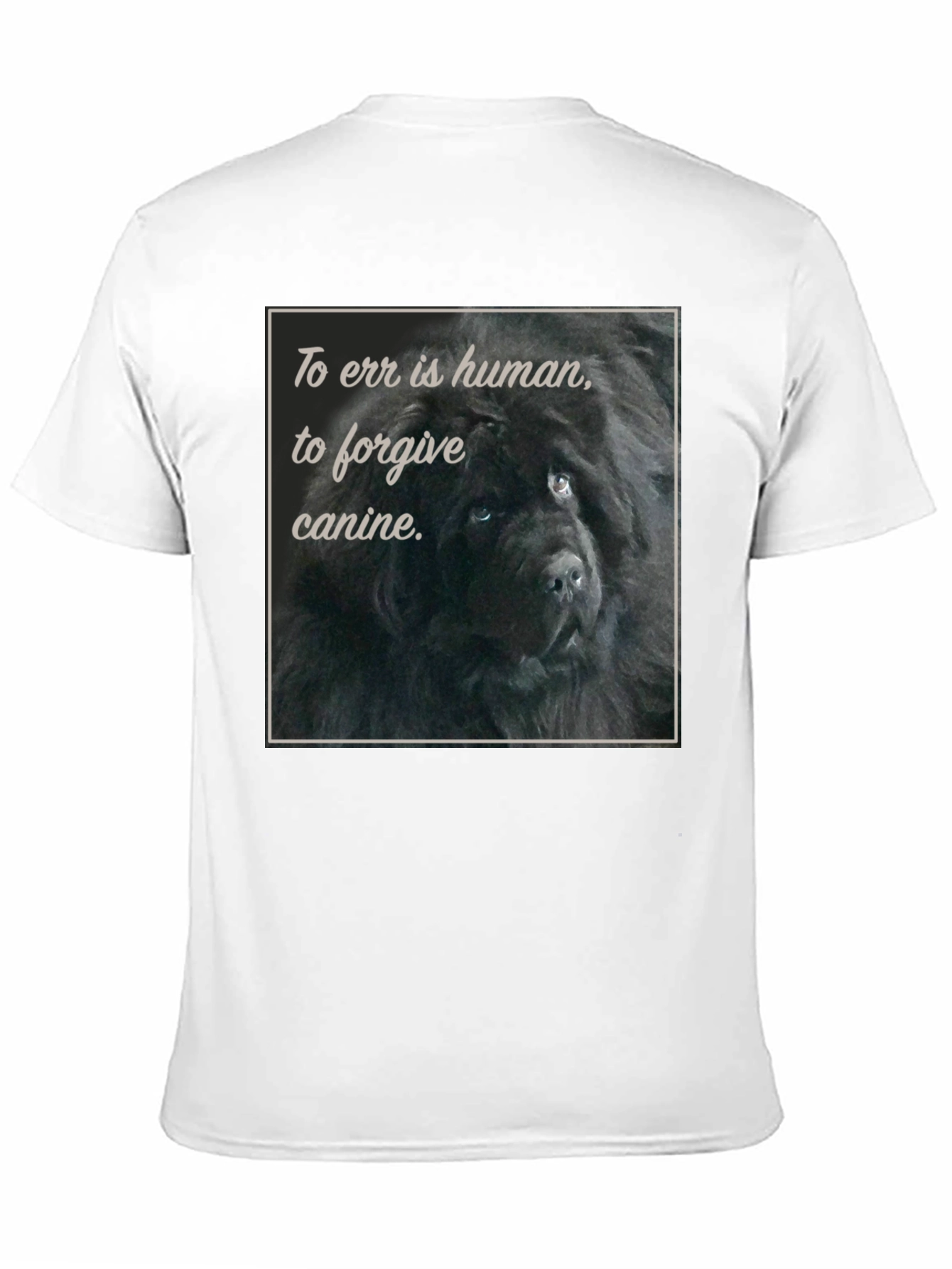 Black To Err is Human Dog T-Shirt view 11