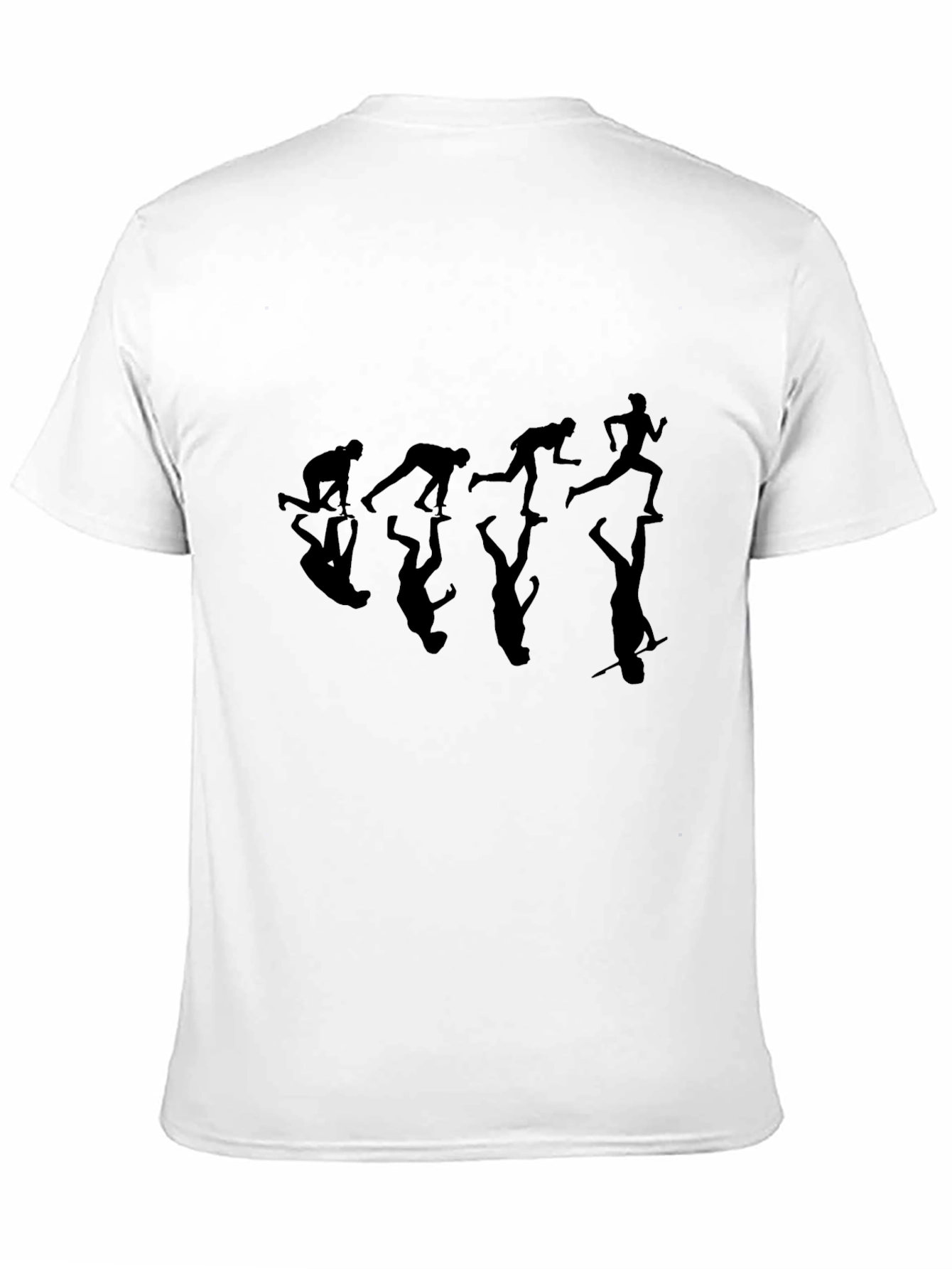 Black Evolution of a Runner Black T-Shirt view 11