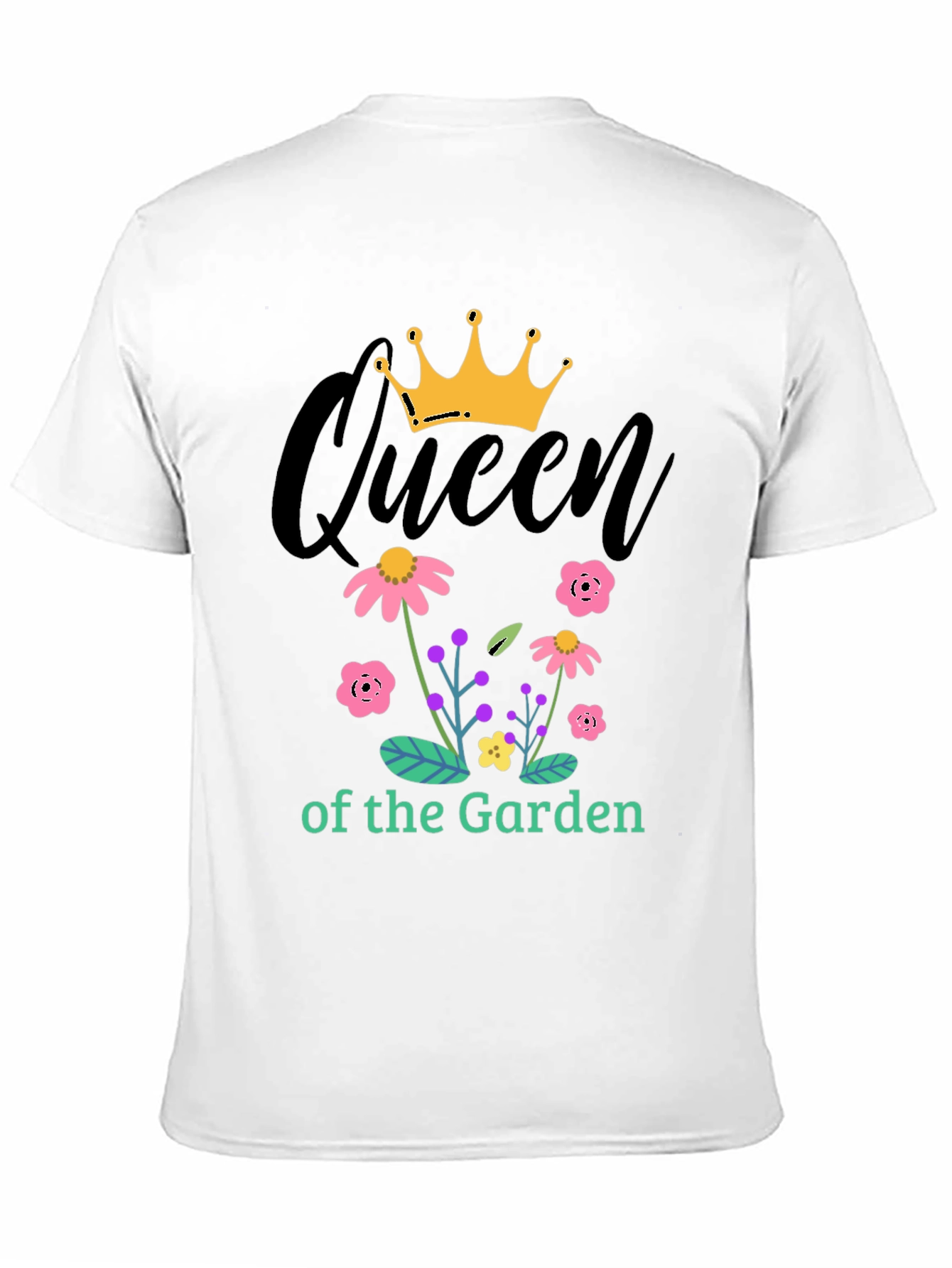 Black Queen of the Garden Graphic Tee view 11
