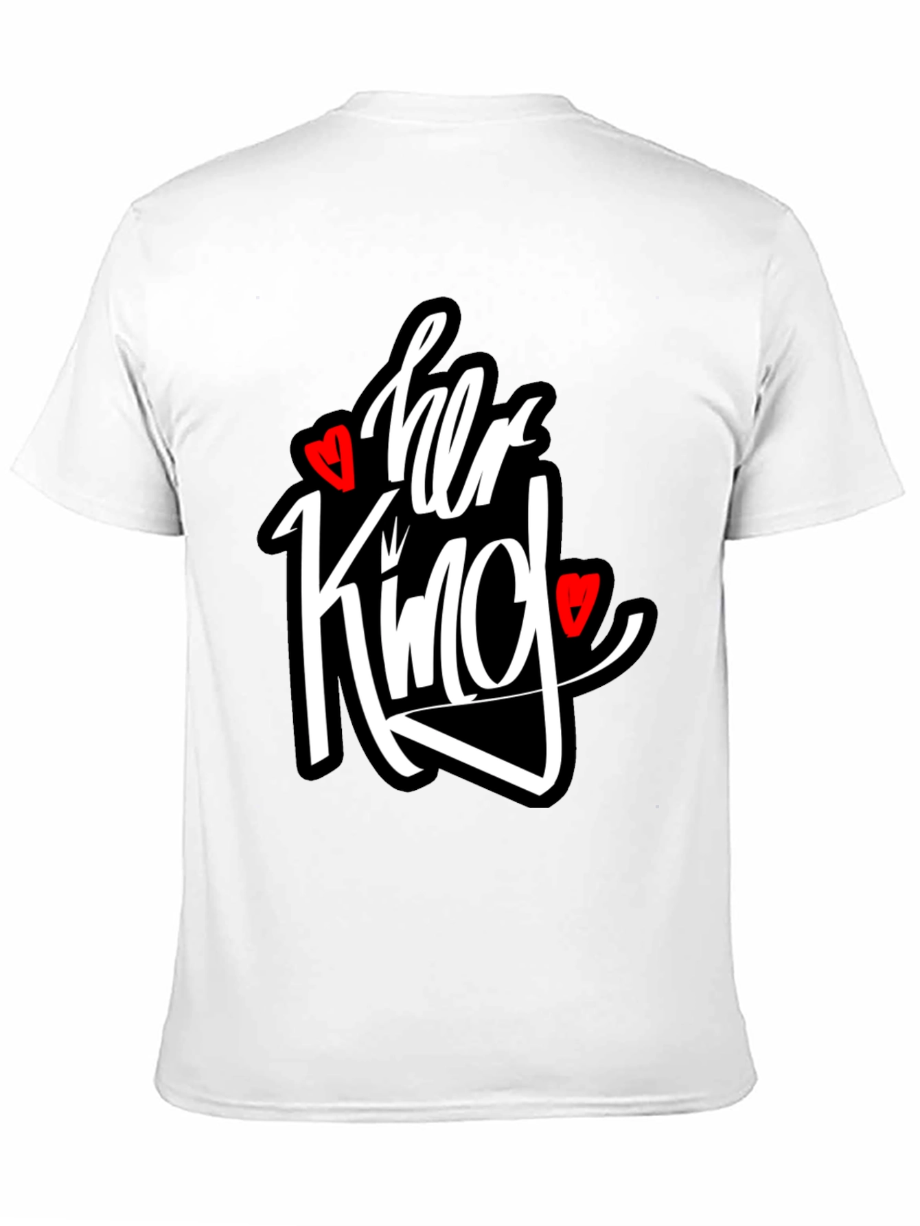 Black Her King Graphic T-Shirt - Black view 11